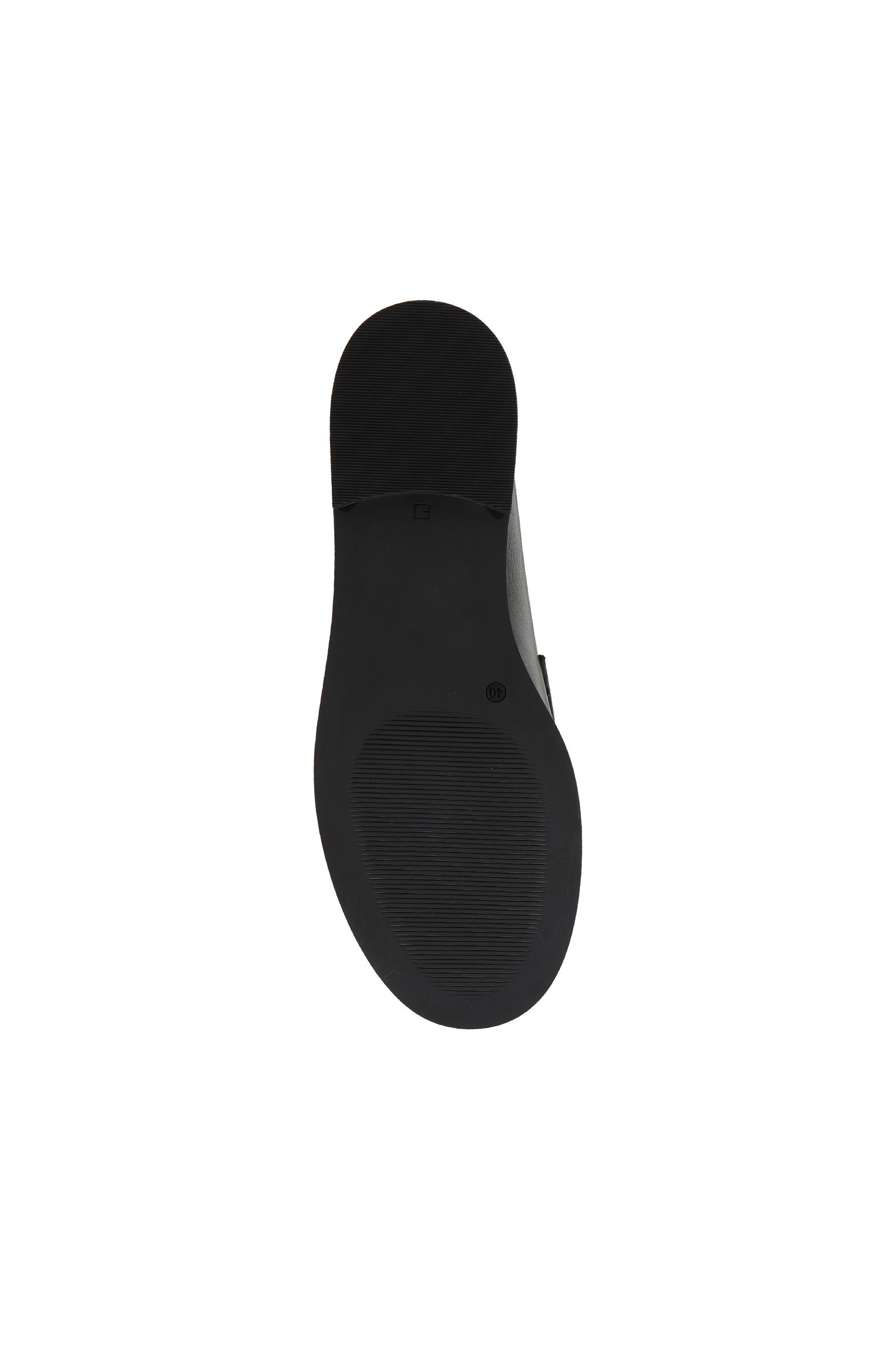 Siyah Kadın Deri Loafer_4