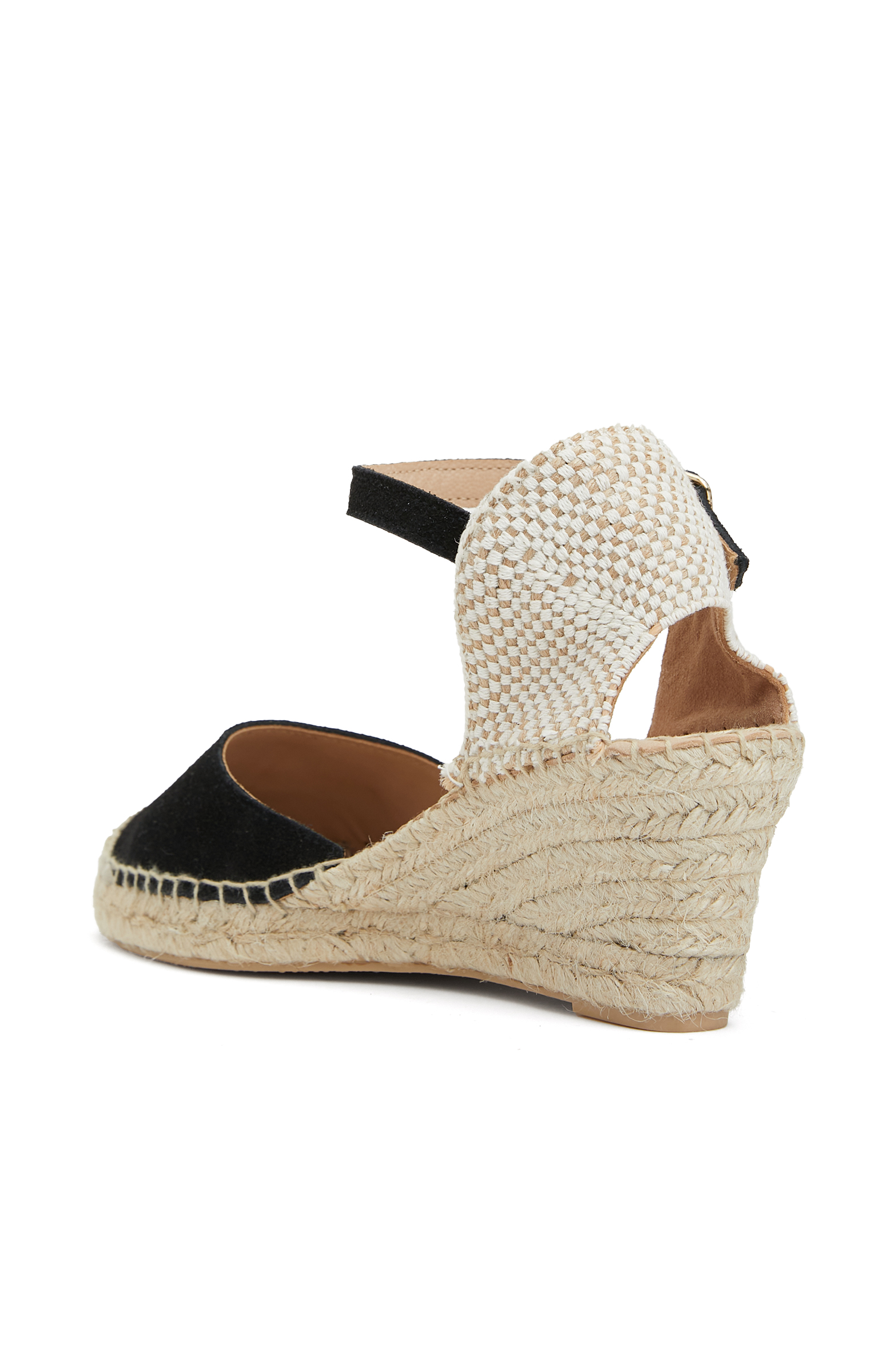 Siyah Kadın Süet Espadril