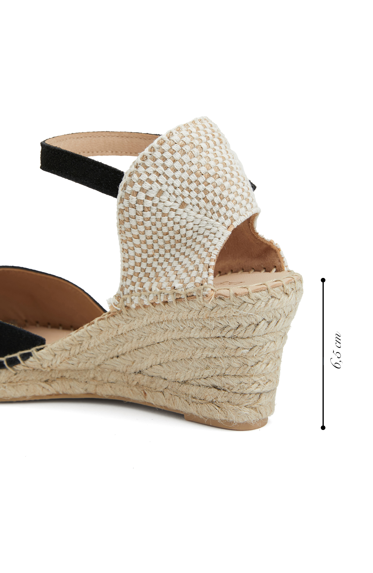 Siyah Kadın Süet Espadril