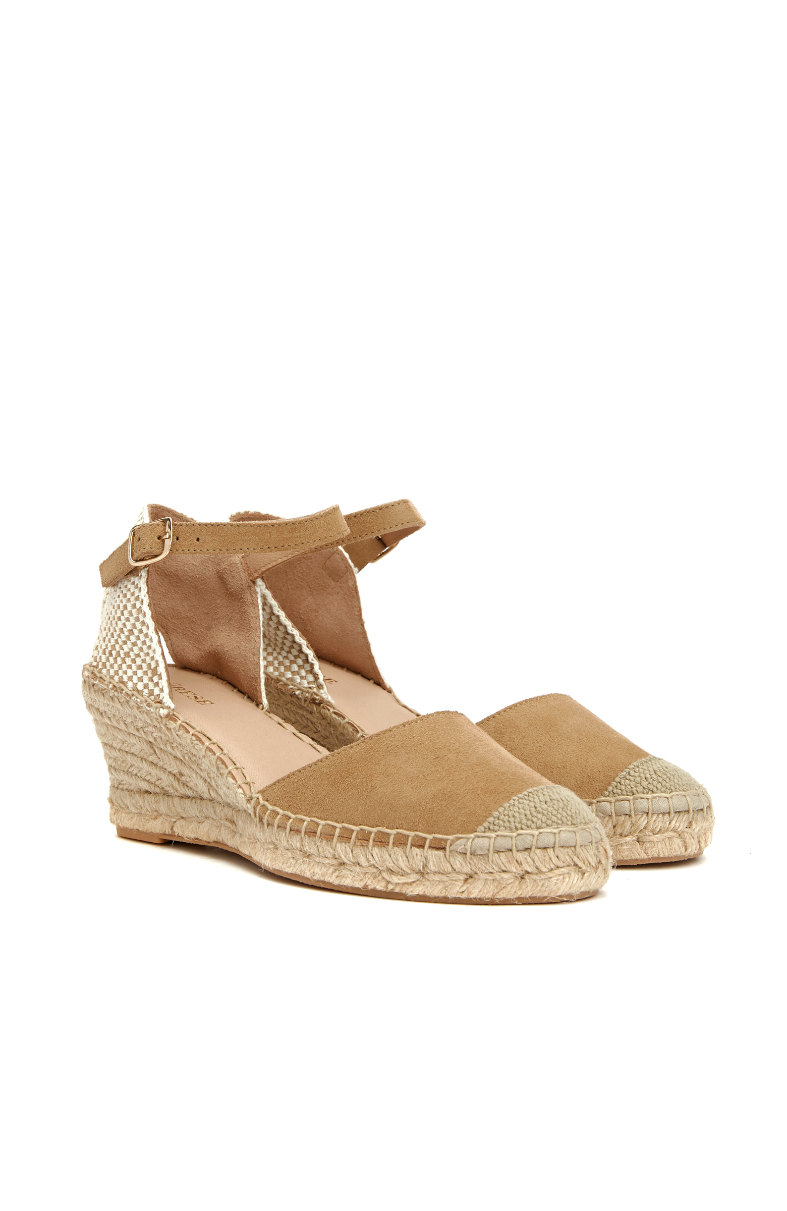 Bej Kadın Süet Espadril
