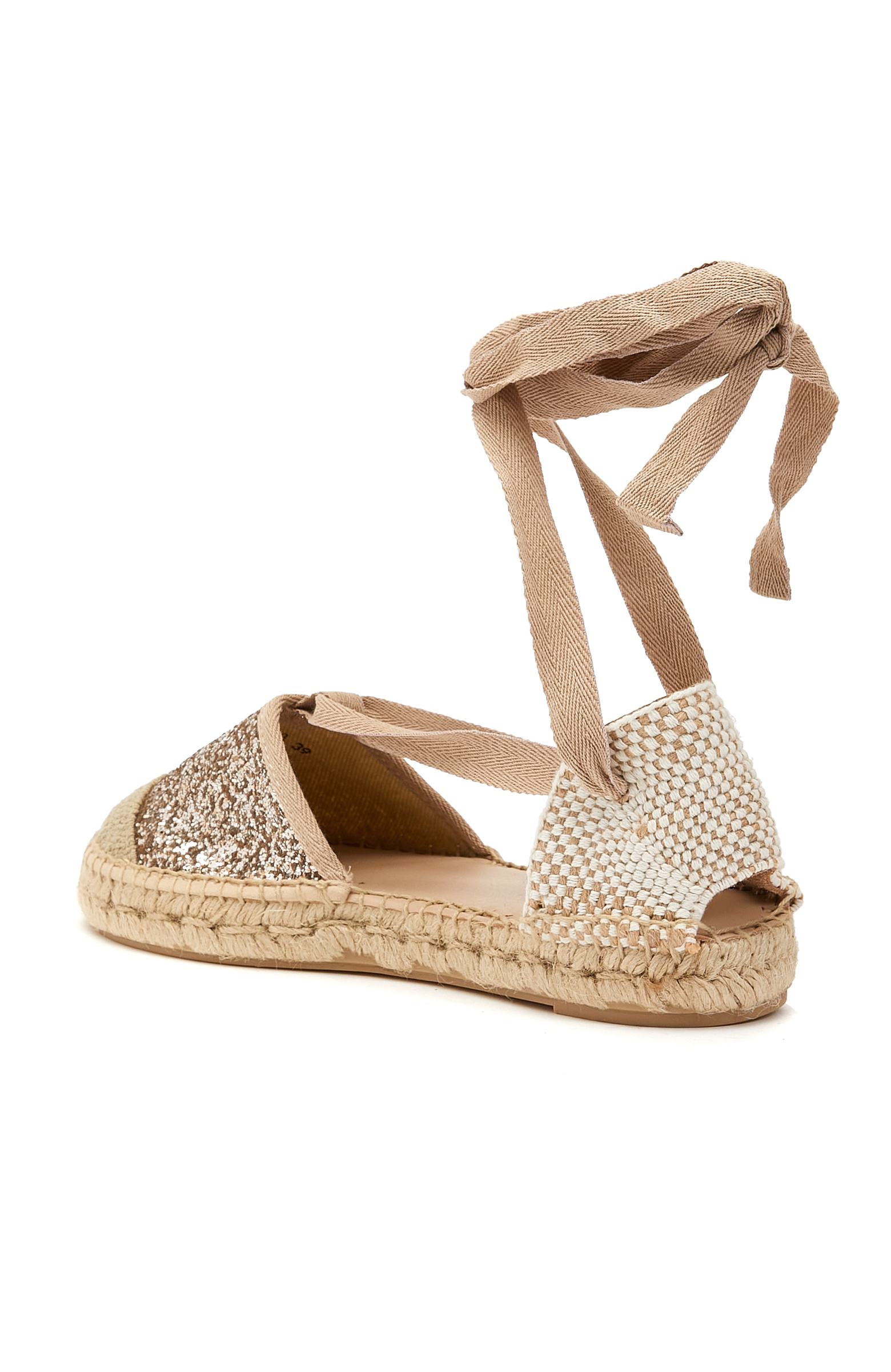 Bej Kadın Hasır Espadril