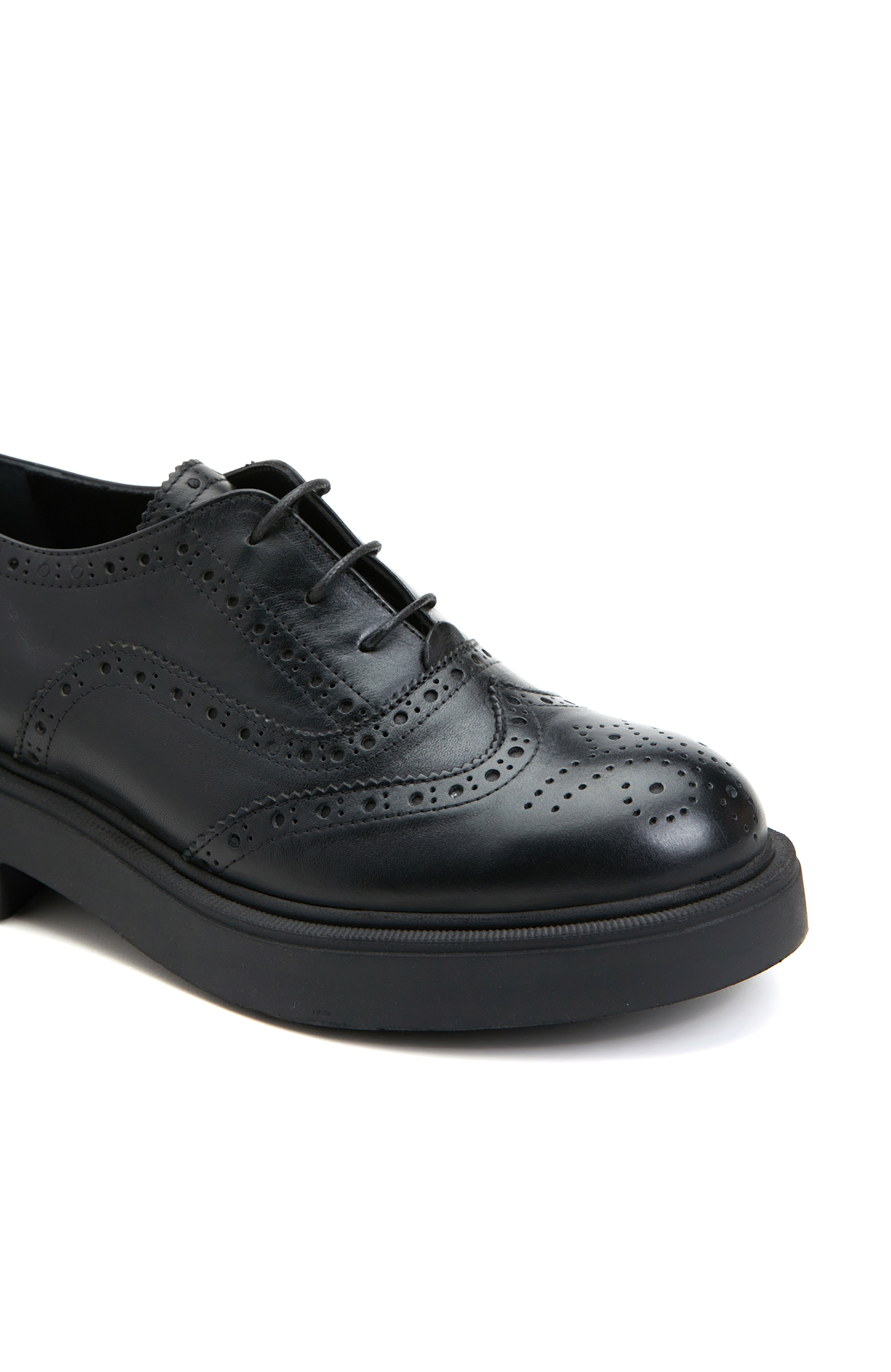 Siyah Kadın Deri Ayakkabı