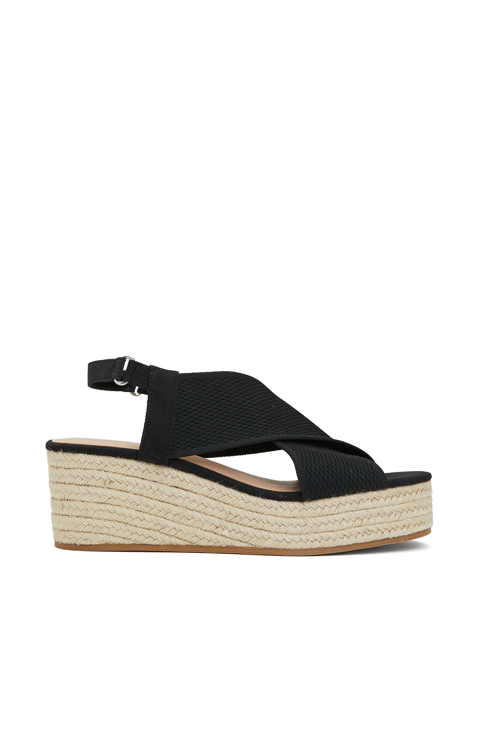 Siyah Kadın Hasır Espadril