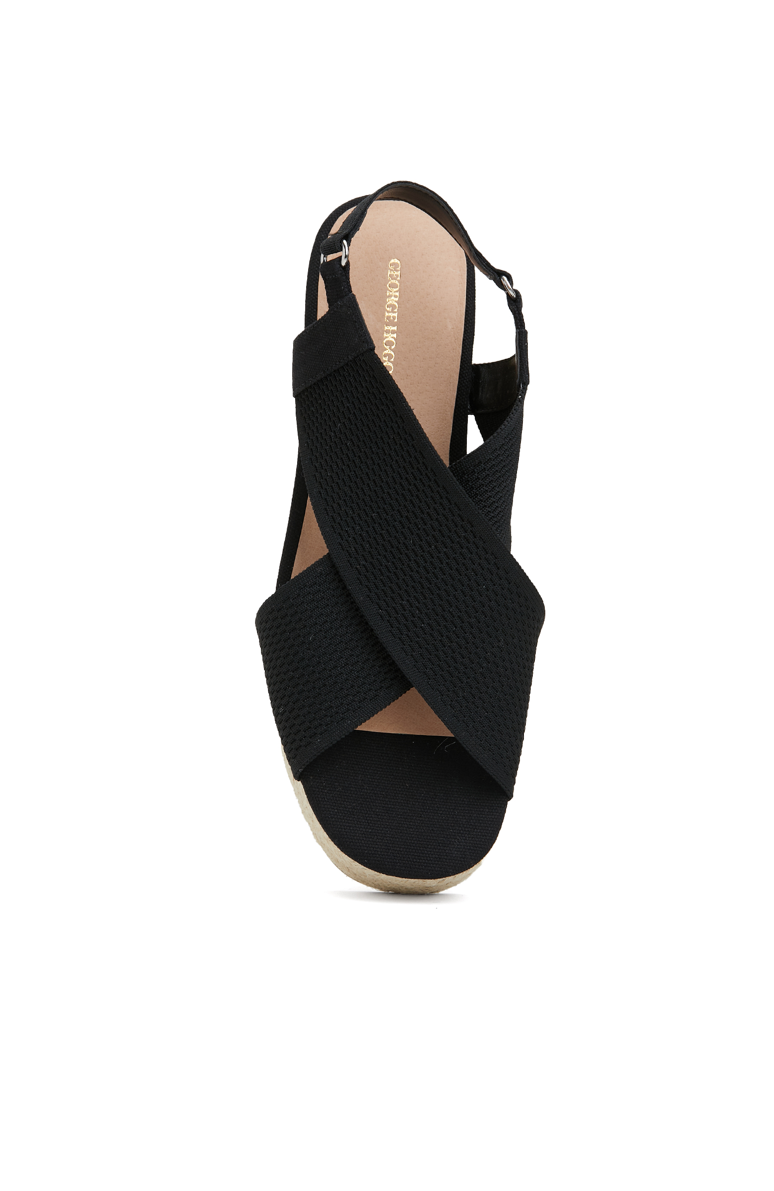 Siyah Kadın Hasır Espadril