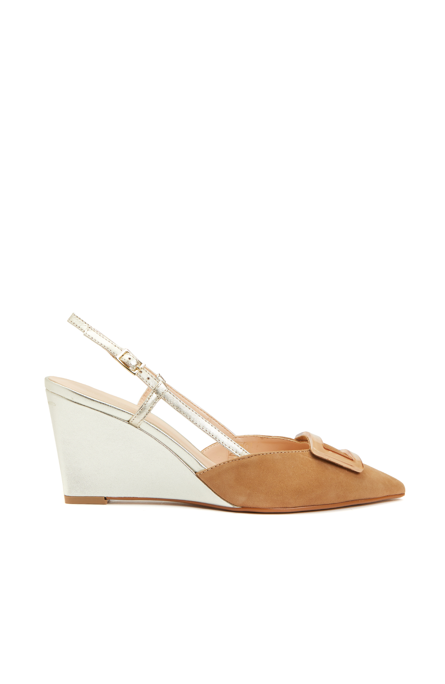 Taba Süet Topuklu Ayakkabı