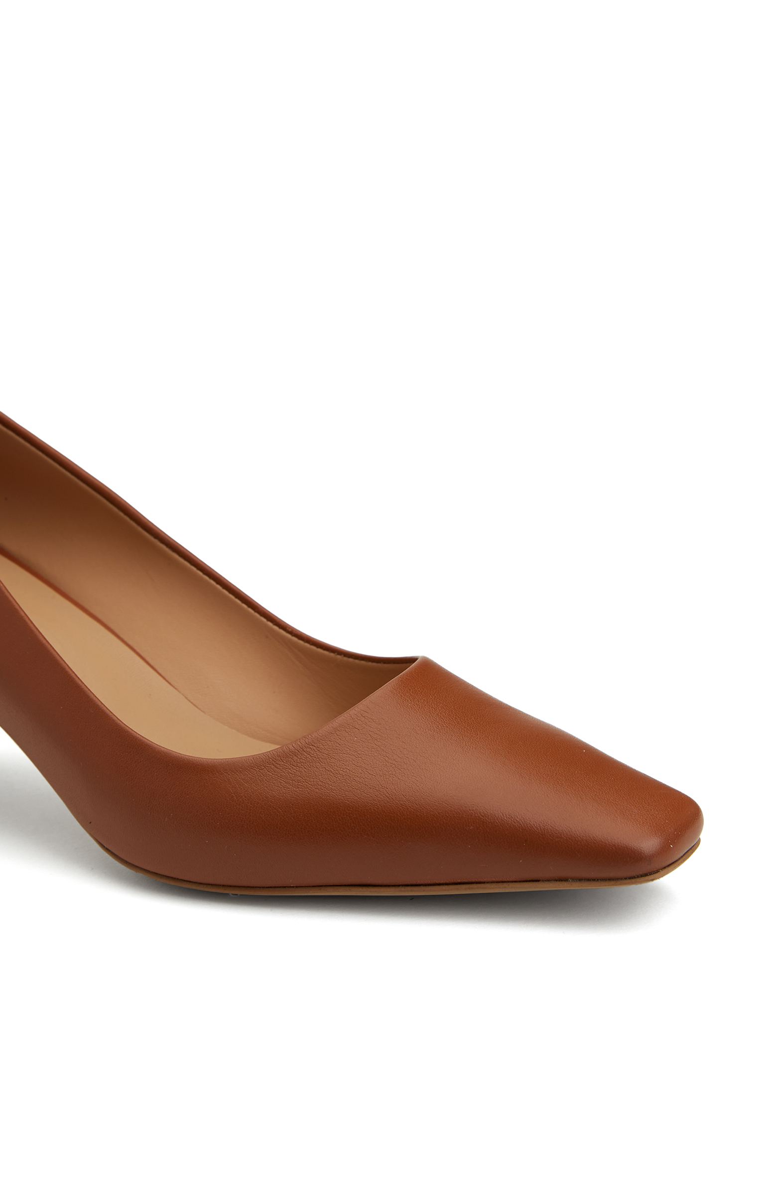 Taba Deri Kadın Ayakkabı