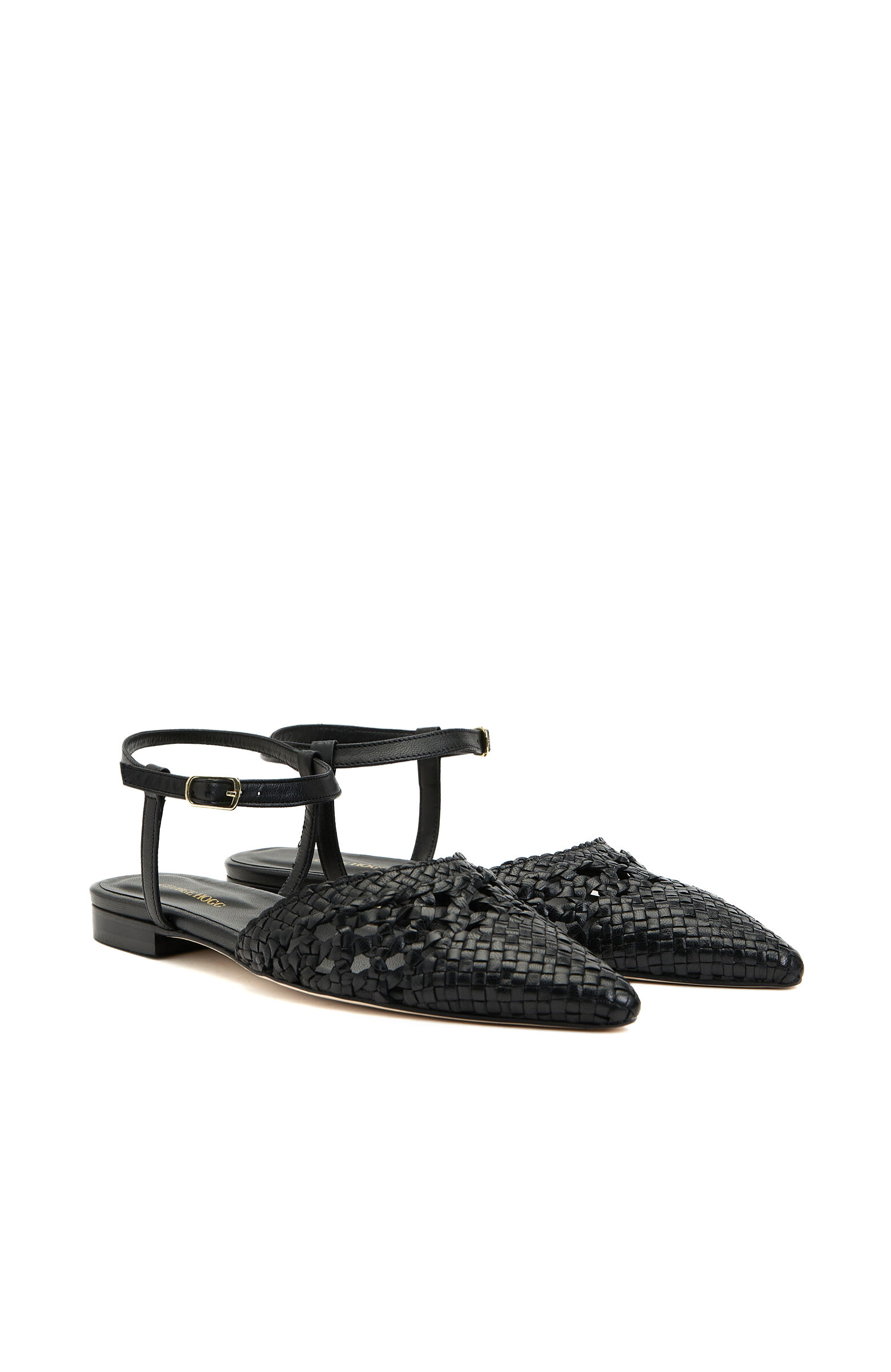 Siyah Kadın Deri Babet