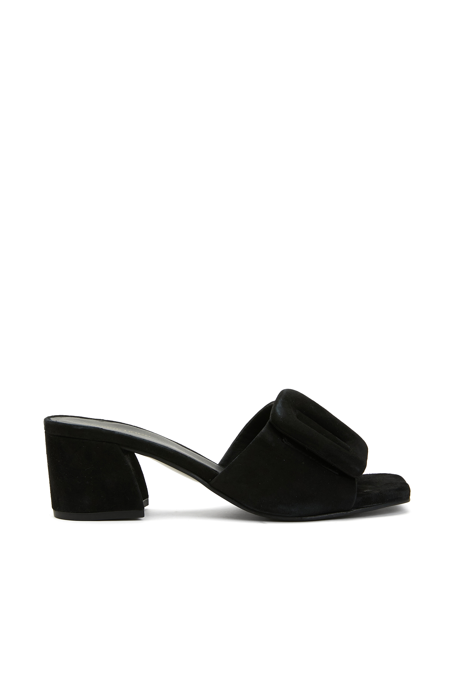 Siyah Kadın Süet Terlik