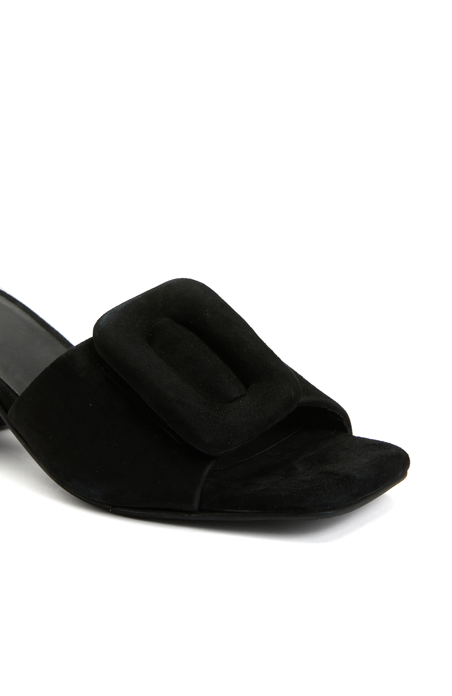 Siyah Kadın Süet Terlik