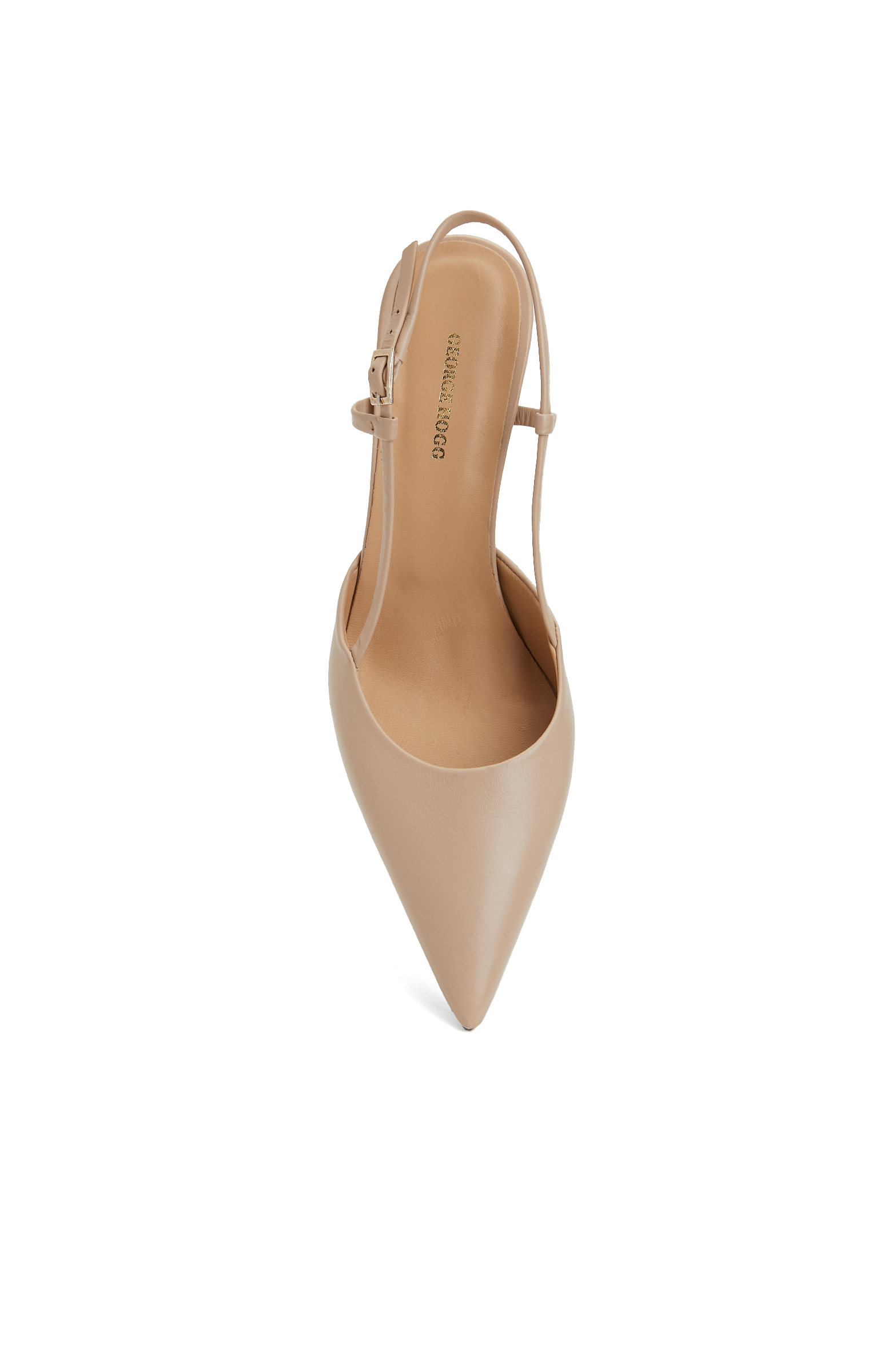 Nude Kadın Deri Stiletto_3