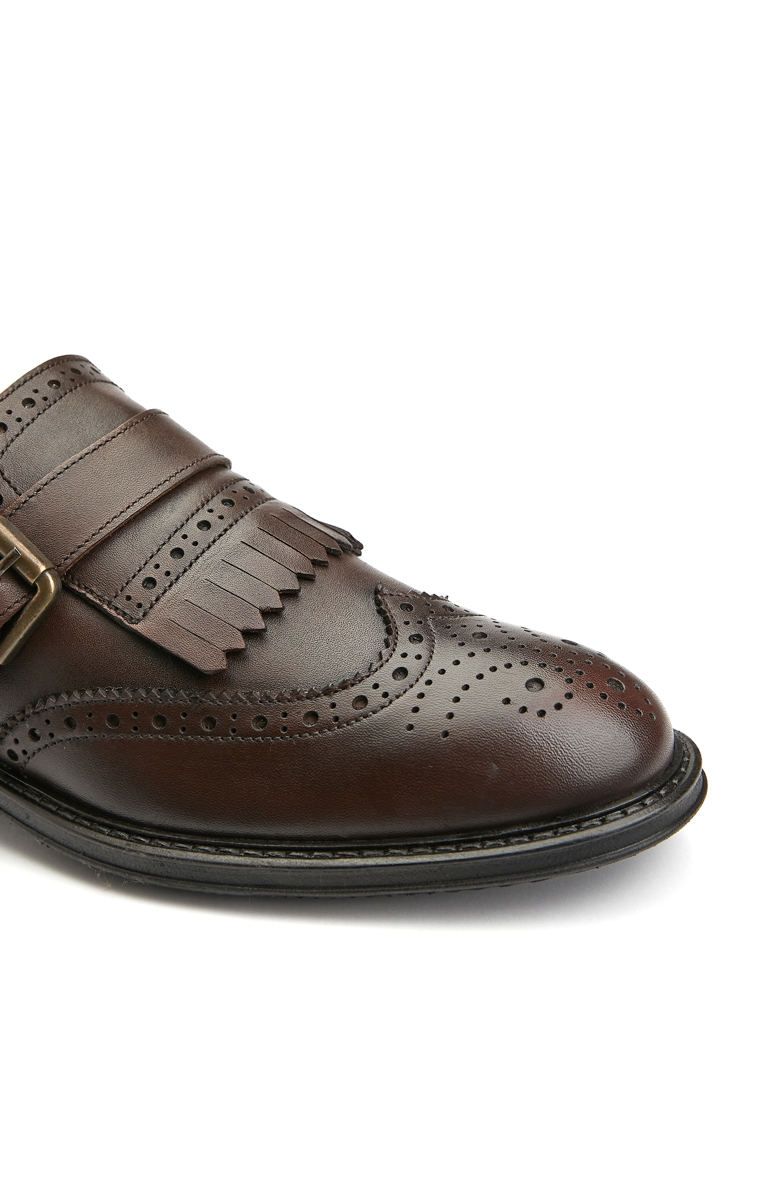 Kahverengi Kadın Deri Ayakkabı