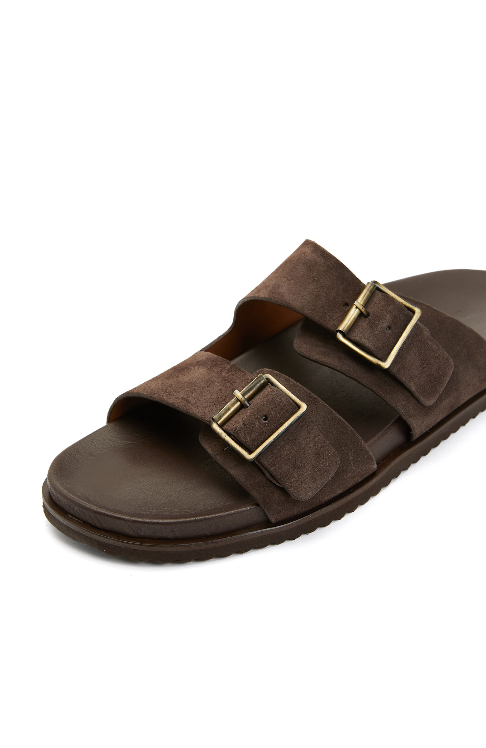 Koyu Kahverengi Erkek Süet Terlik