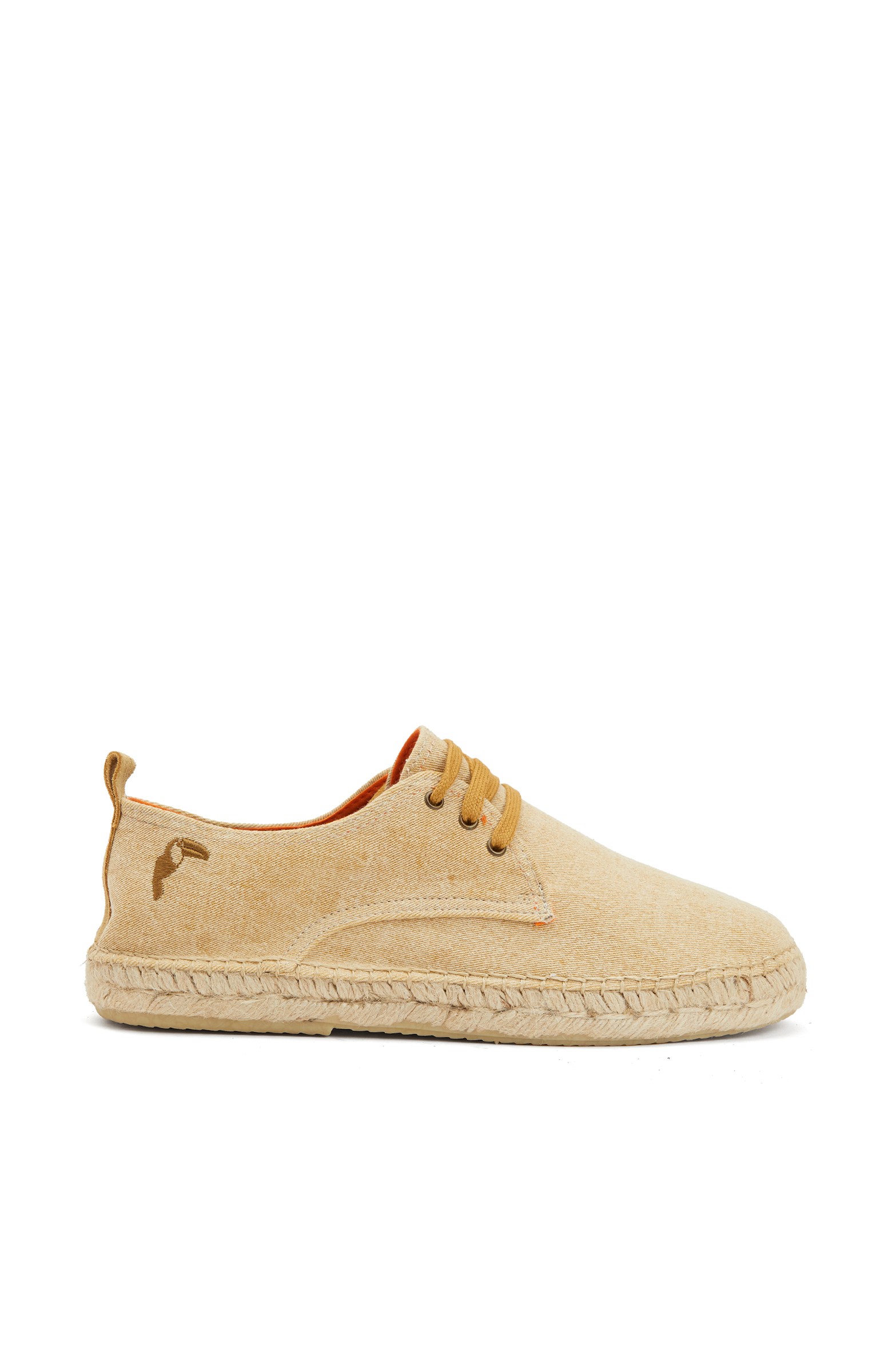Sarı Erkek Keten Espadril