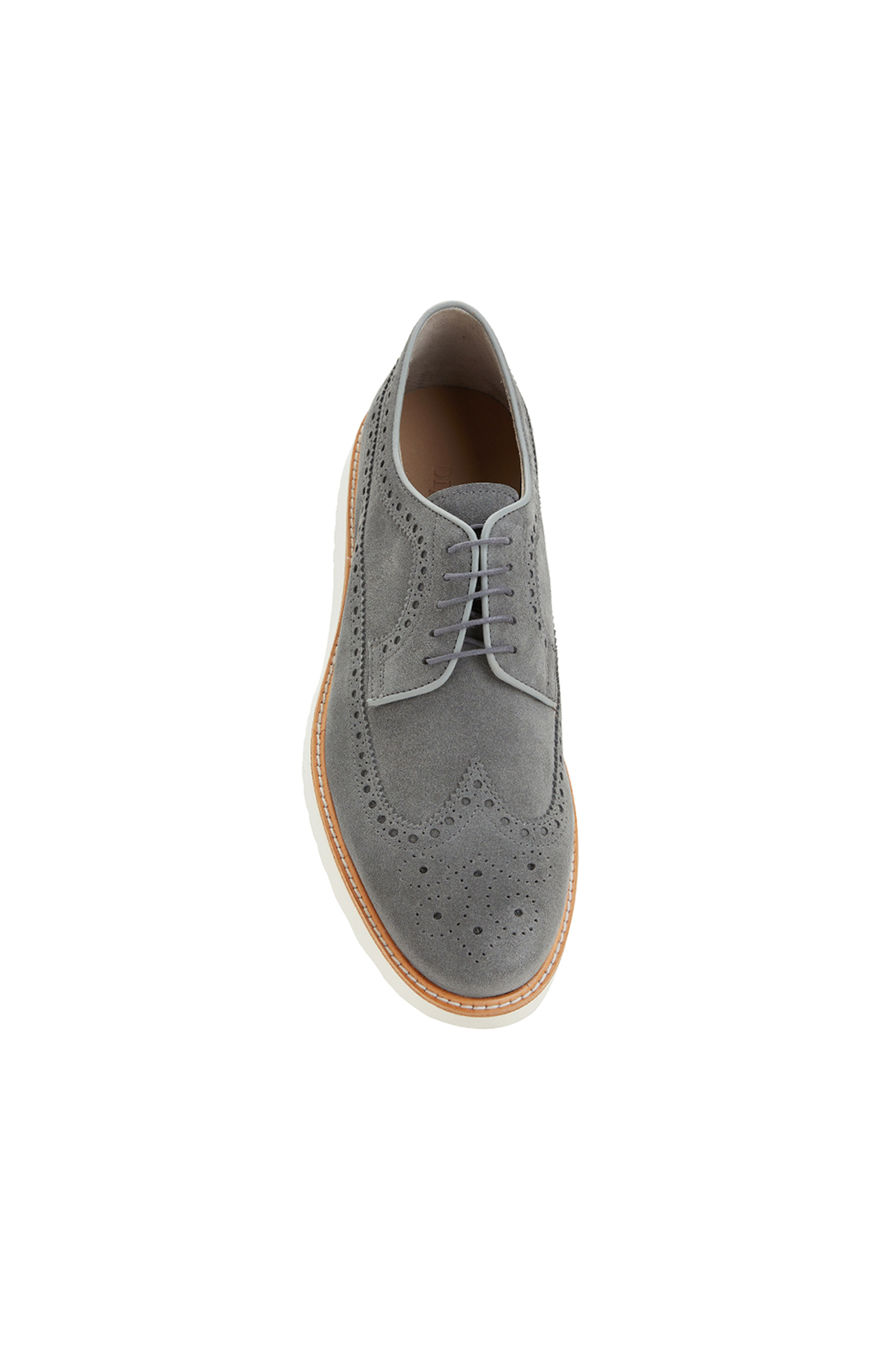 Füme Bağcıklı Erkek Süet Deri Ayakkabı