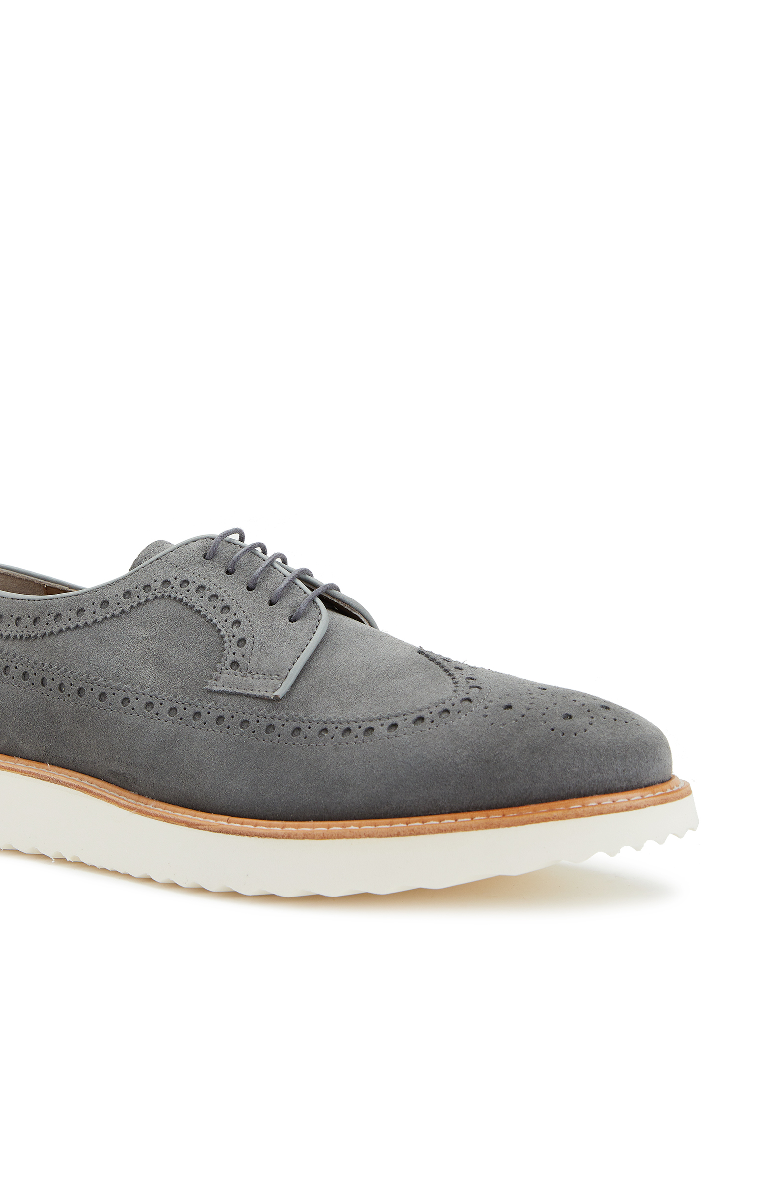 Füme Bağcıklı Erkek Süet Deri Ayakkabı