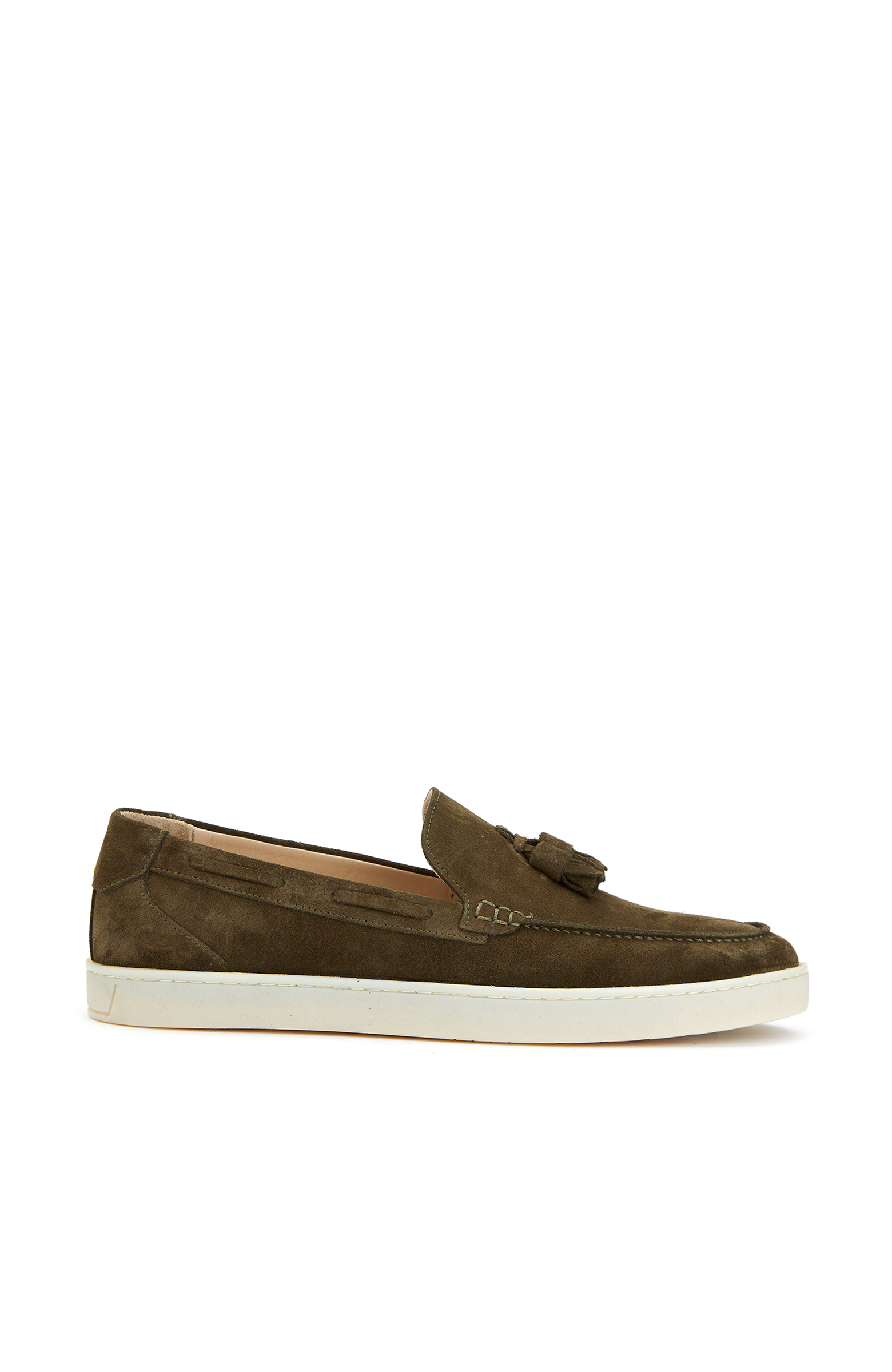 Haki Erkek Süet Loafer