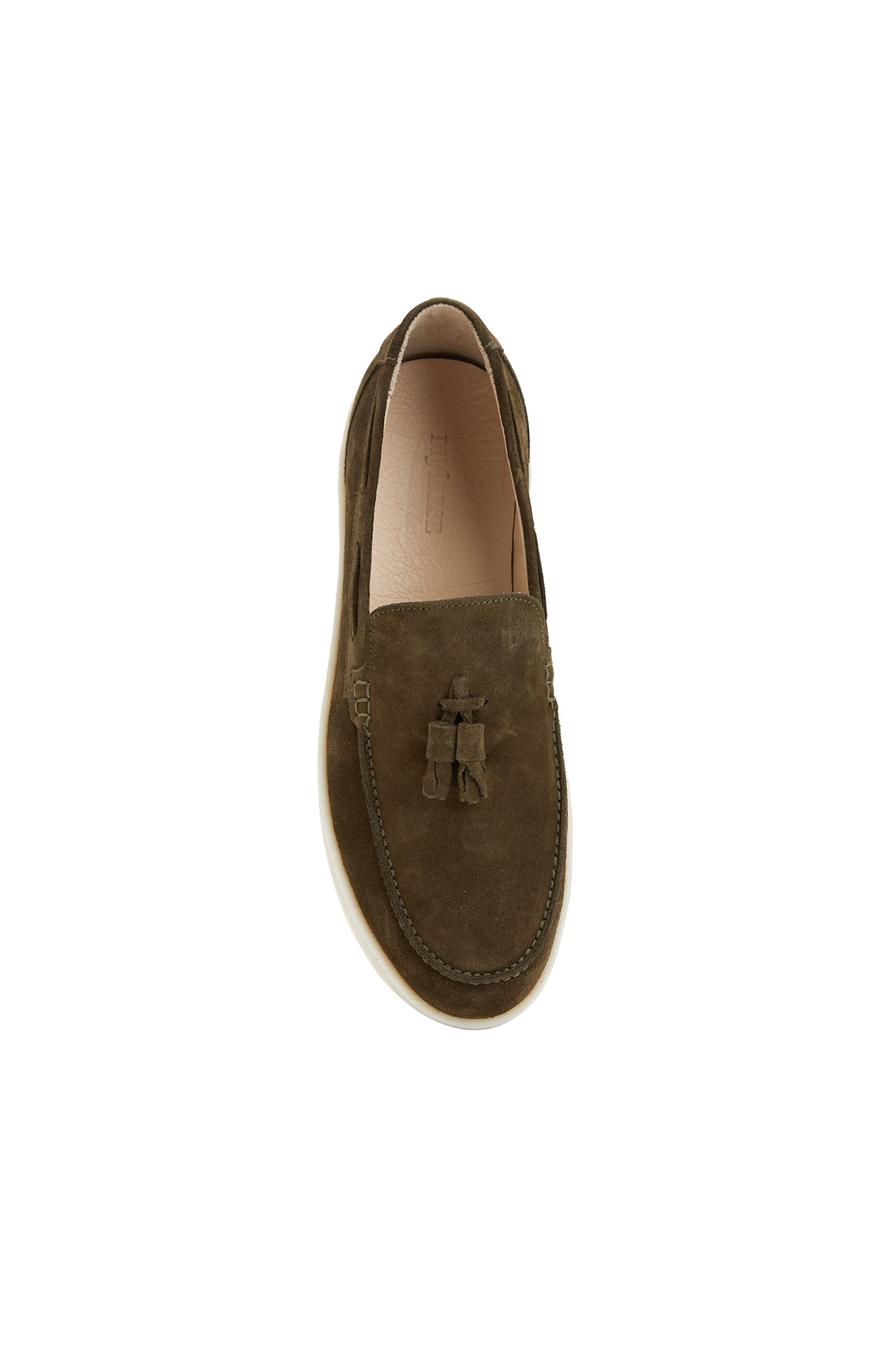 Haki Erkek Süet Loafer