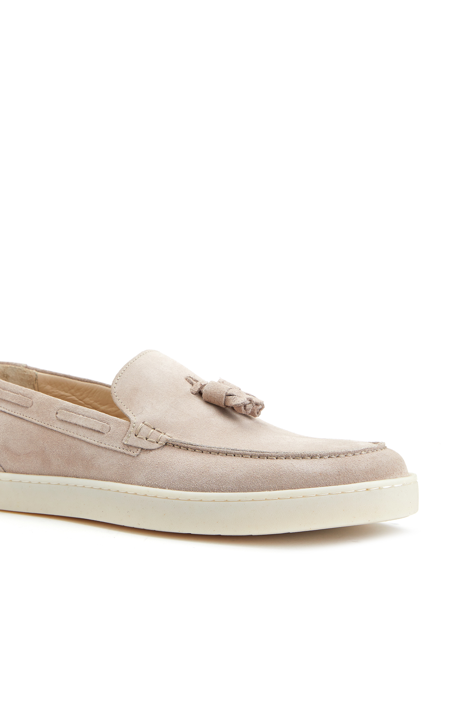 Bej Erkek Süet Loafer