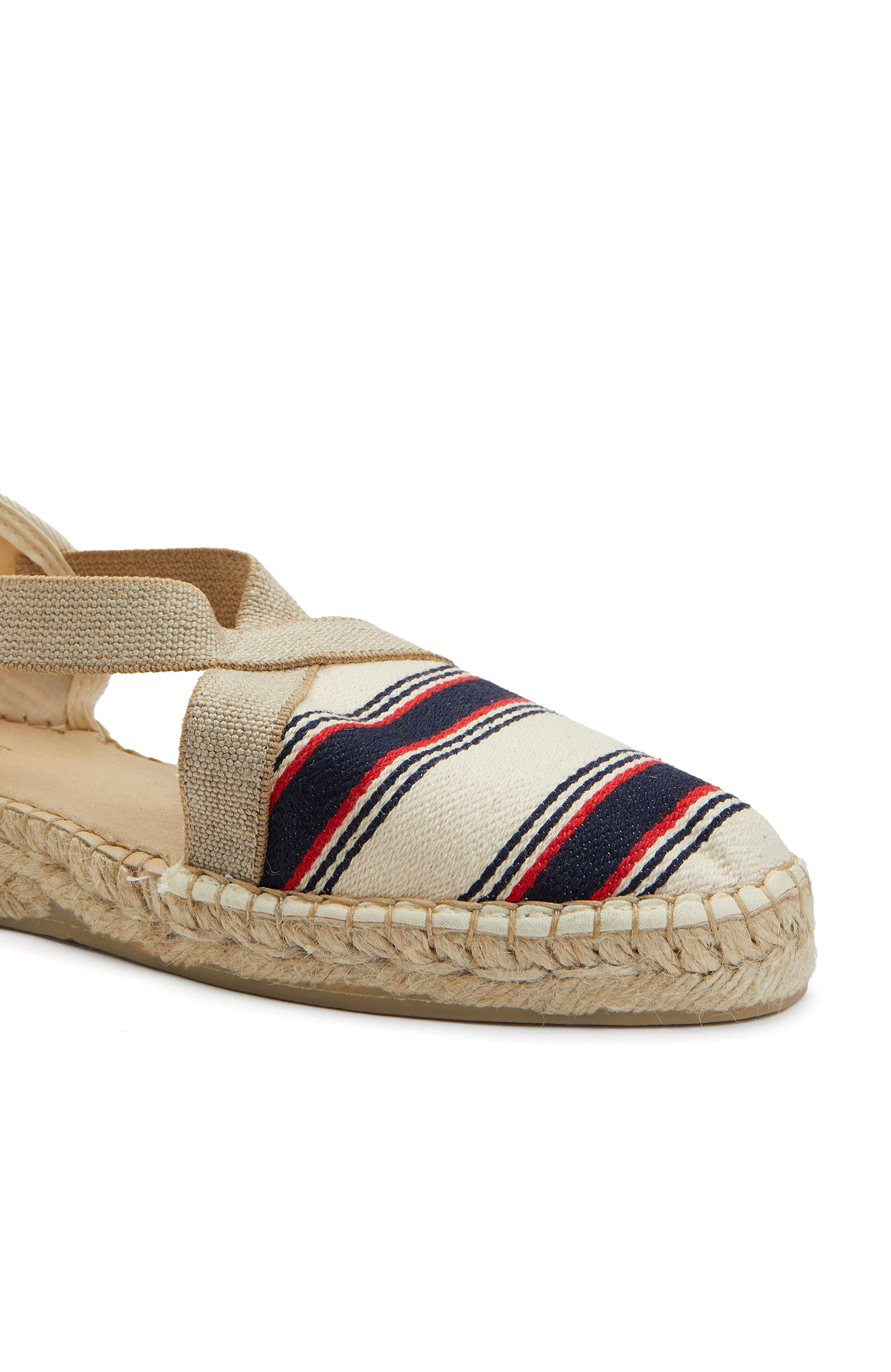 Lacivert Bej Kadın Espadril