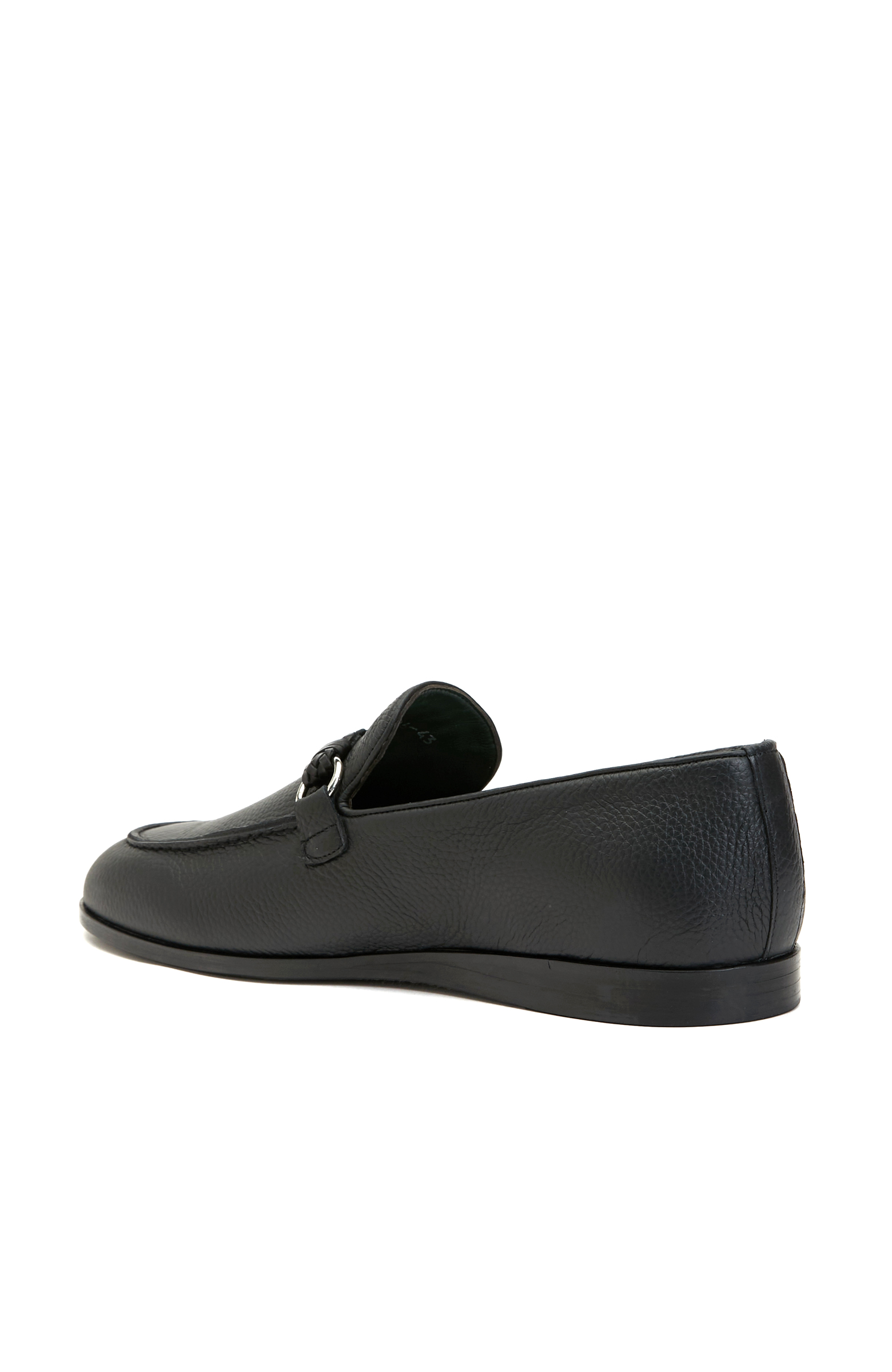 Siyah Erkek Deri Loafer