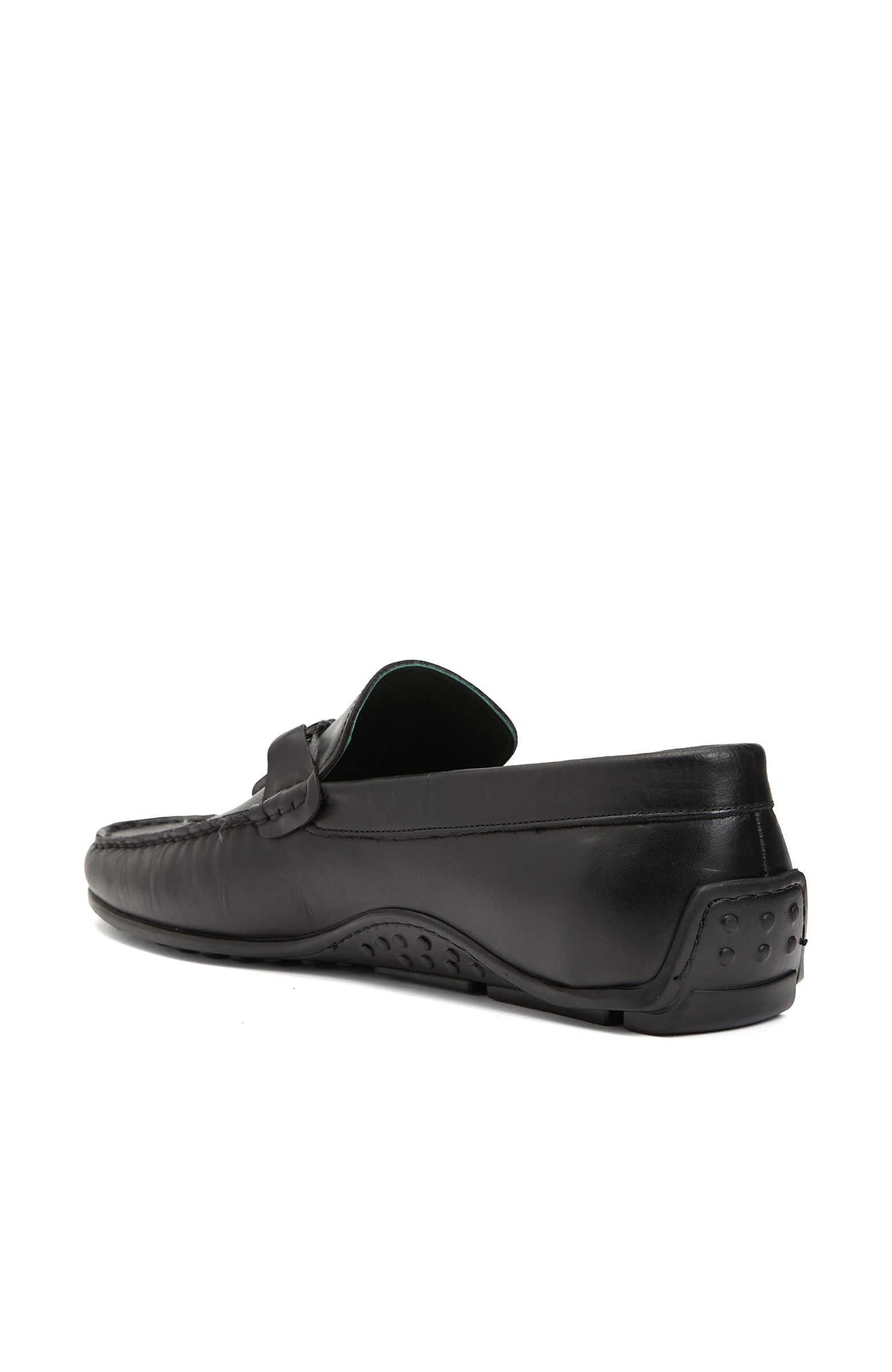 Siyah Erkek Deri Loafer_2