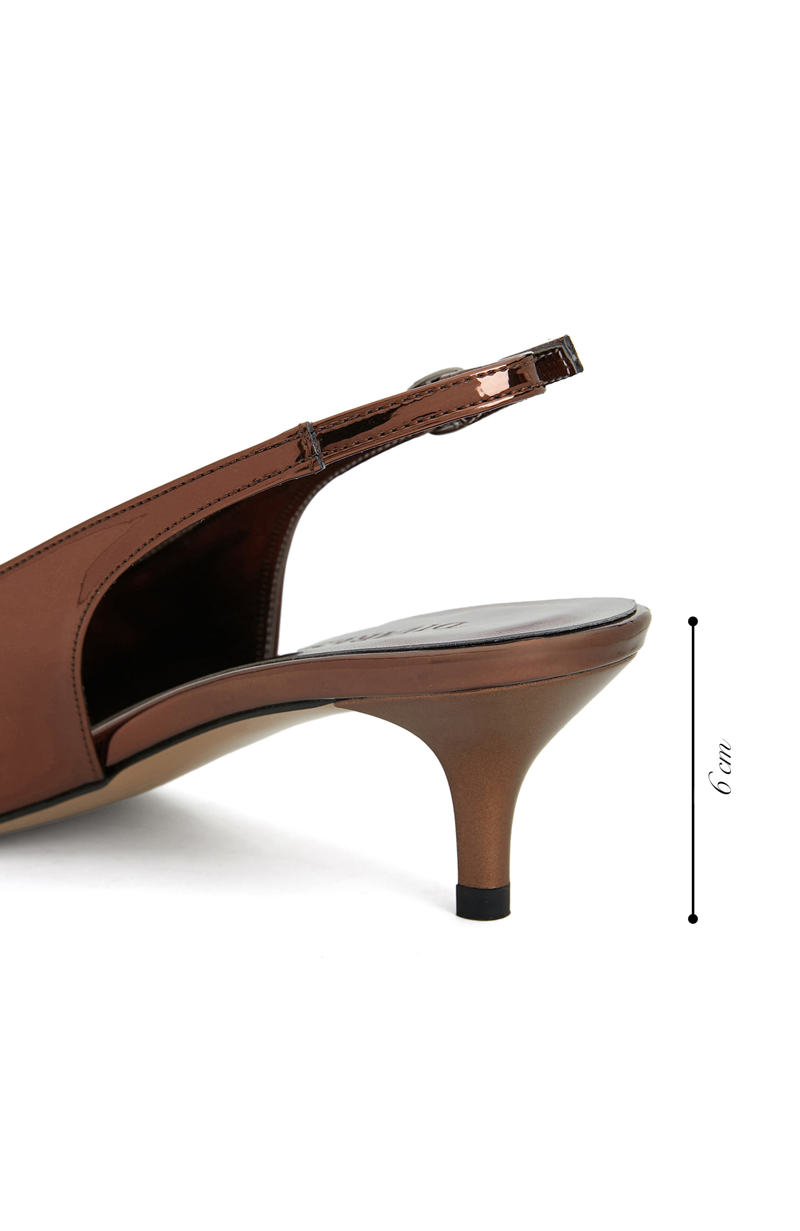 Bakır Kadın Suni Deri Stiletto