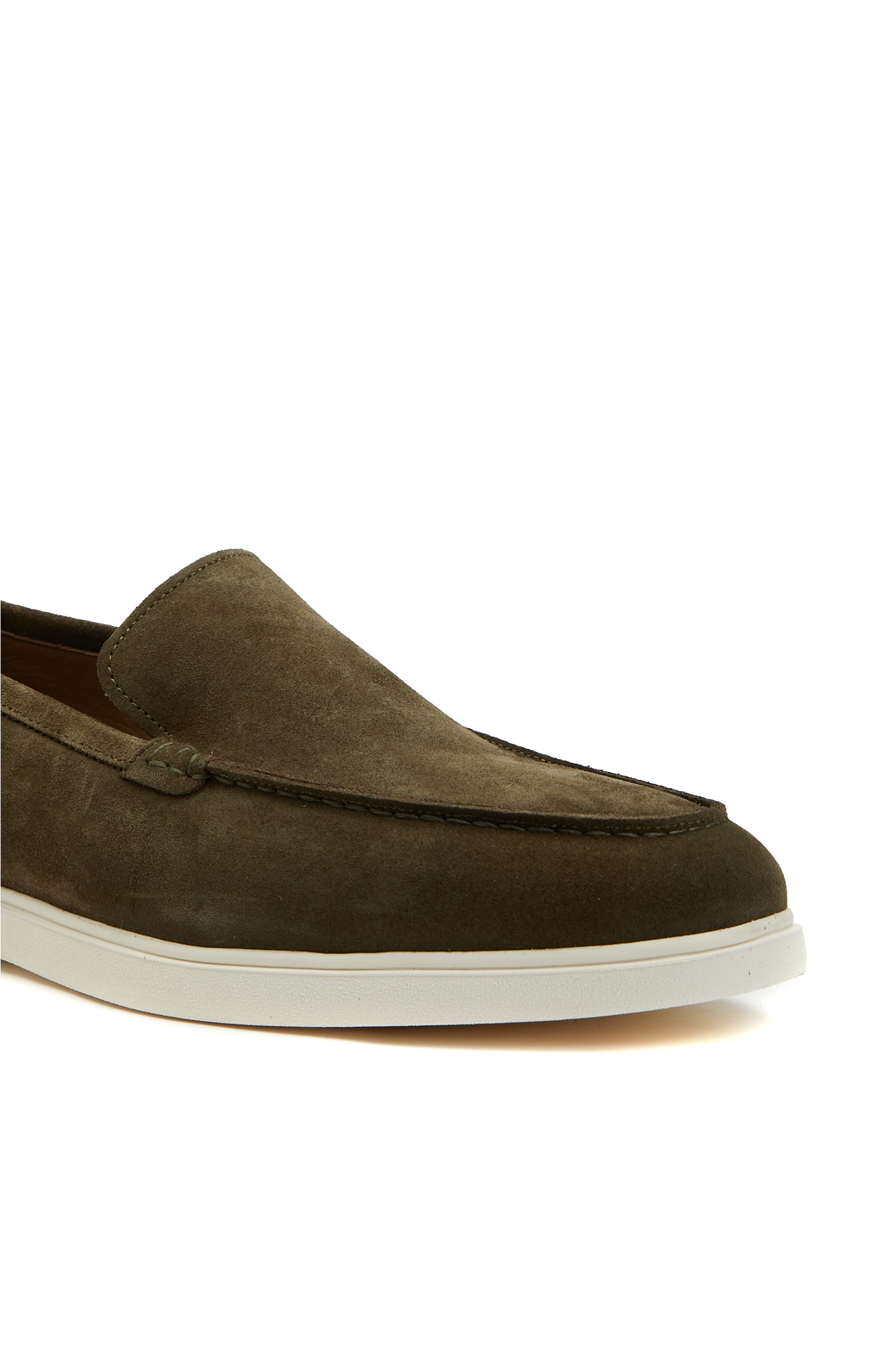 Haki Erkek Süet Loafer