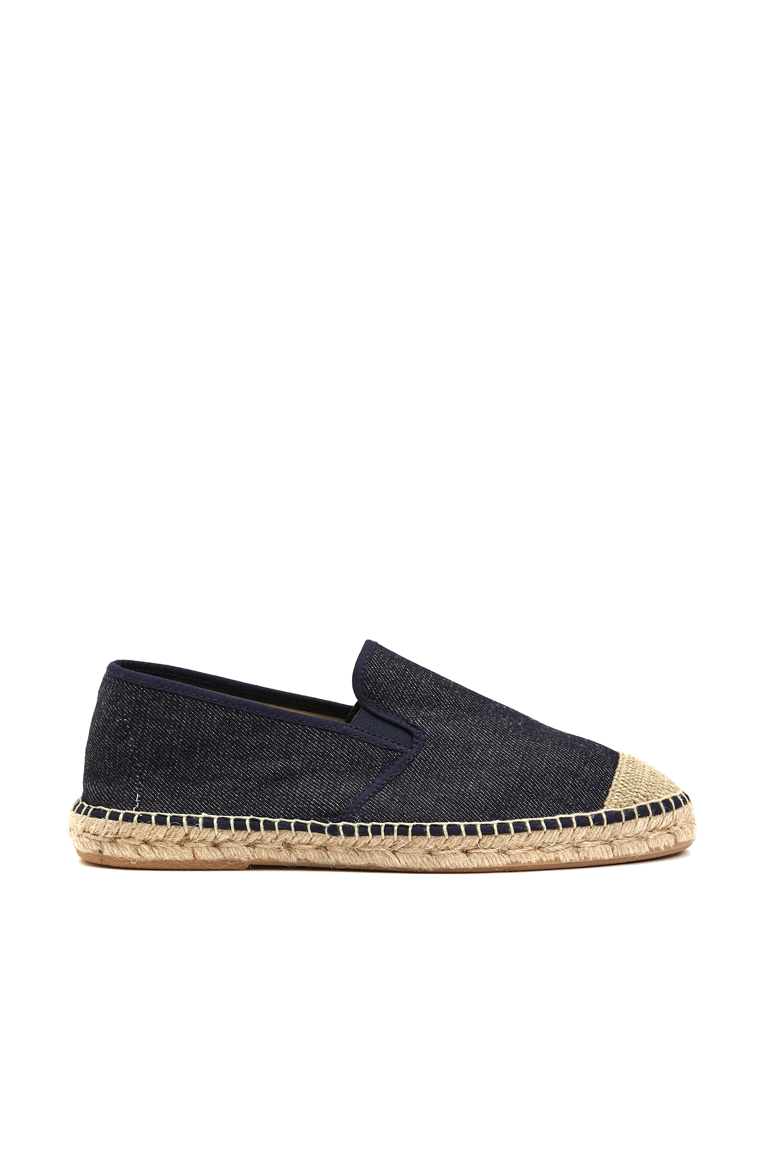 Lacivert Erkek Keten Espadril