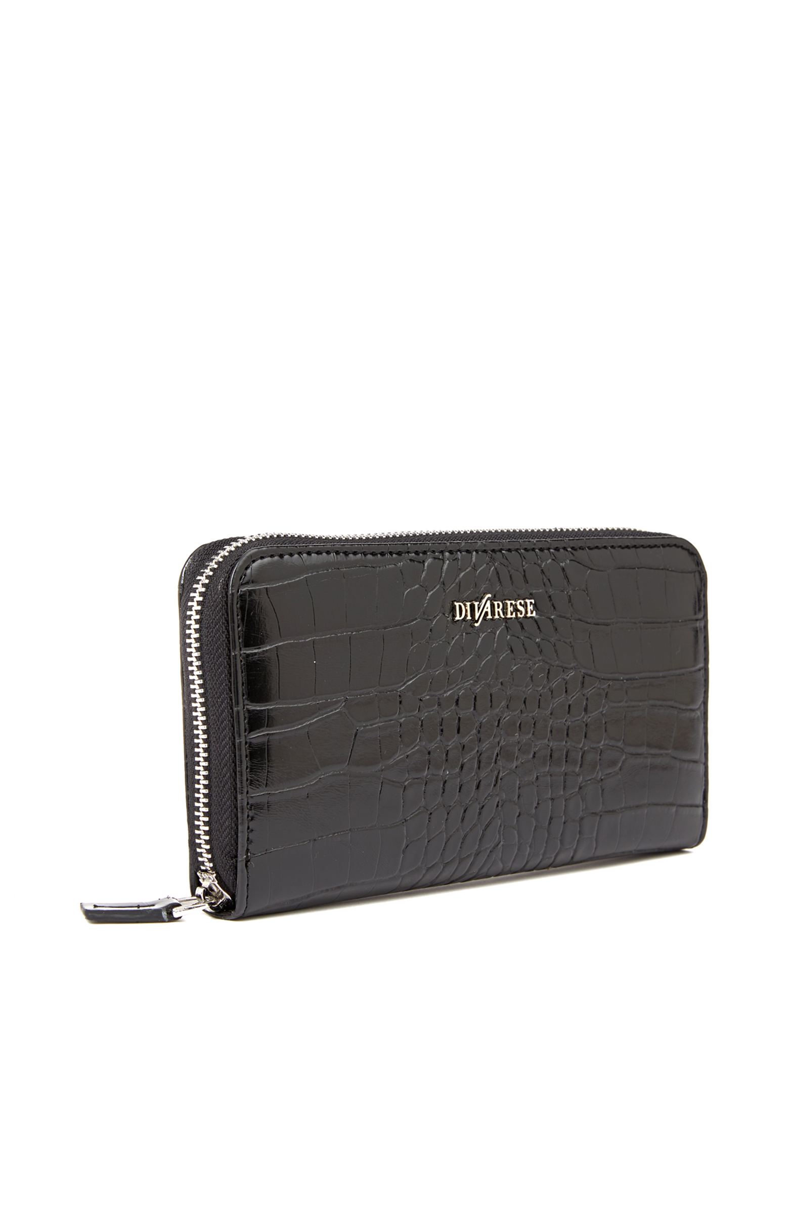 Siyah Kroko Kadın Cüzdan