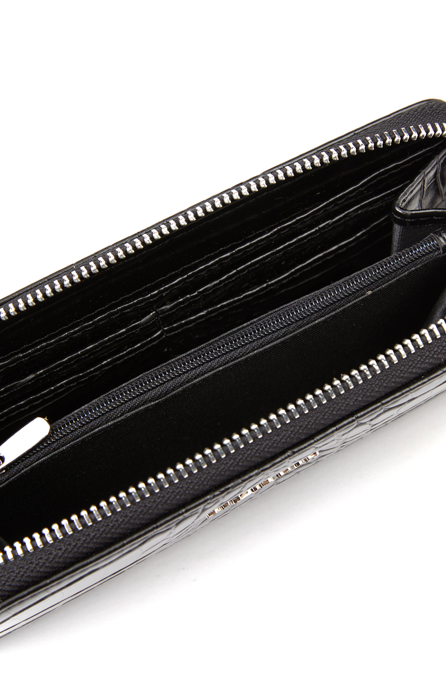 Siyah Kroko Kadın Cüzdan