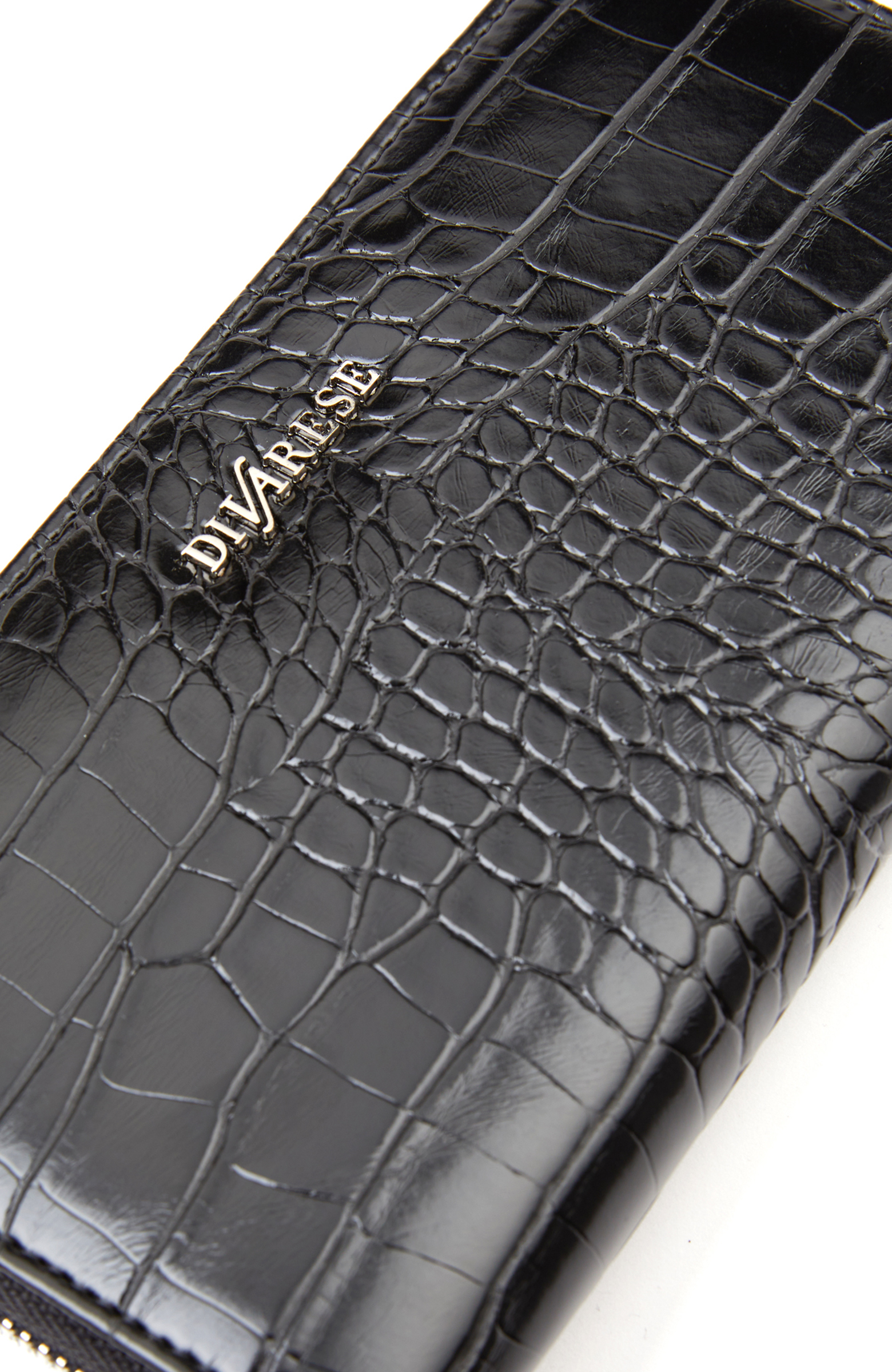 Siyah Kroko Kadın Cüzdan