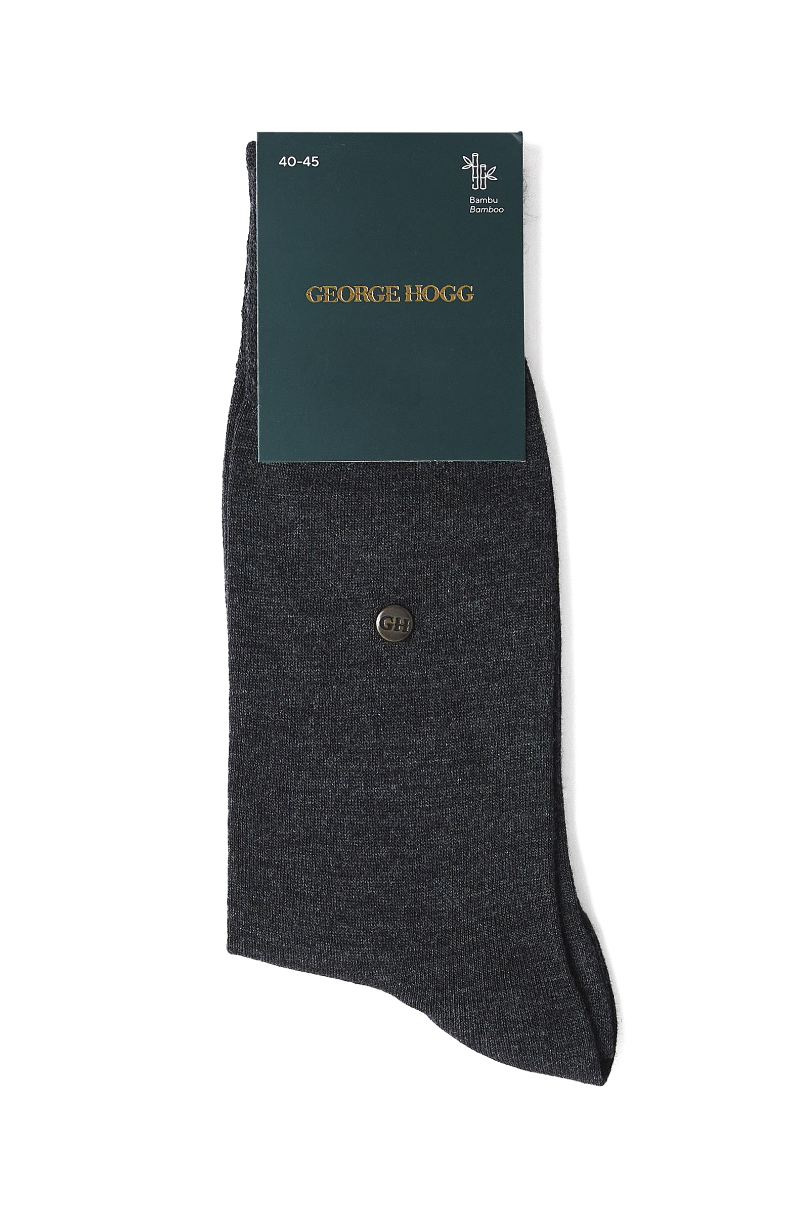 Antrasit Erkek Soket Bambu Soket Çorap