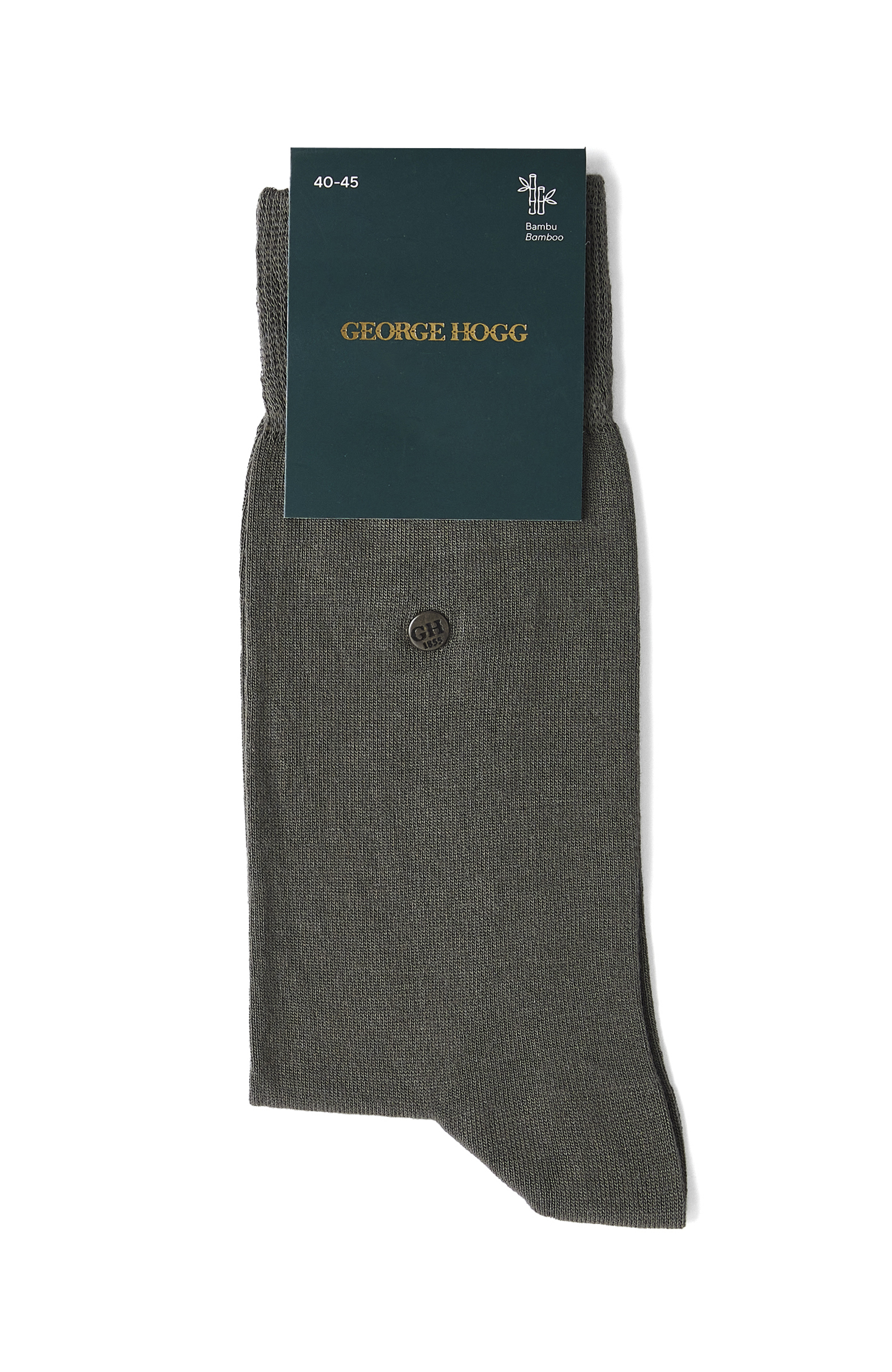 Haki Erkek Bambu Çorap