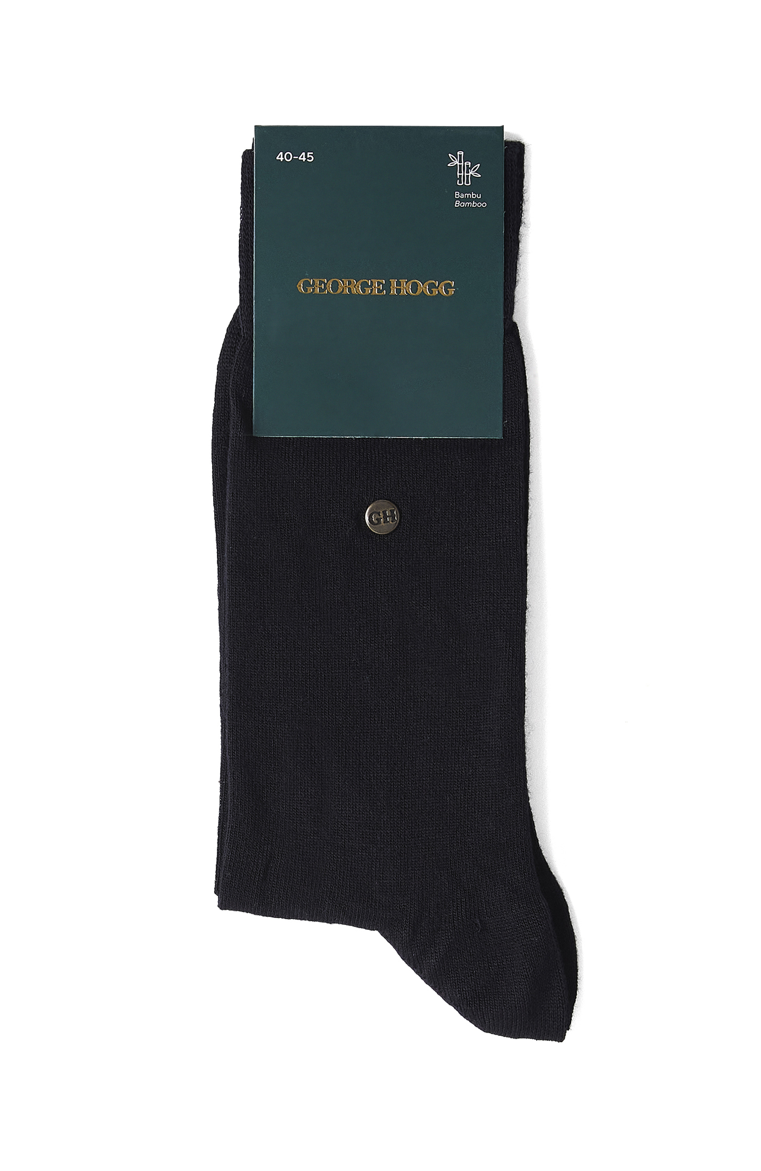 Siyah Erkek Bambu Çorap