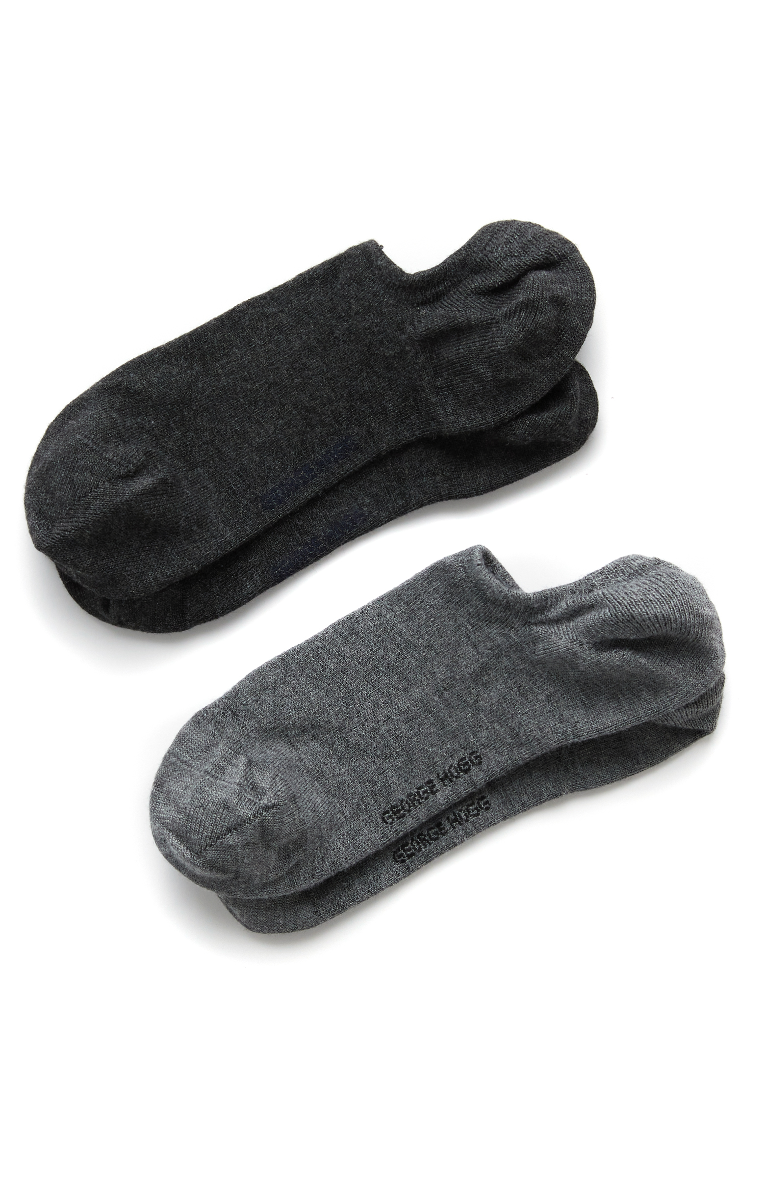 2li Antrasit Gri Bambu Erkek Sneaker Çorap Seti
