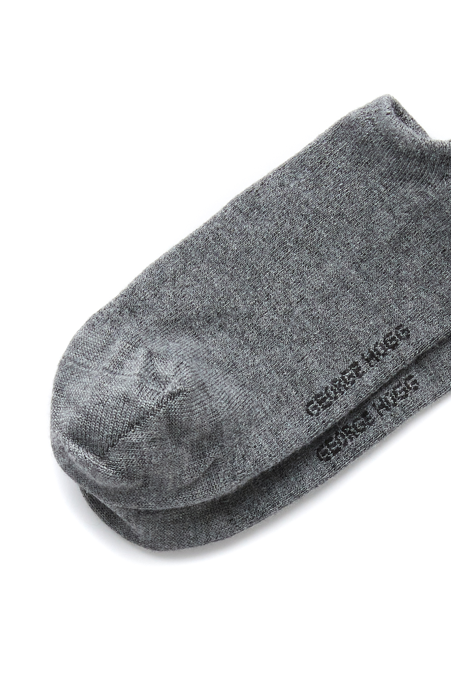 2li Antrasit Gri Bambu Erkek Sneaker Çorap Seti