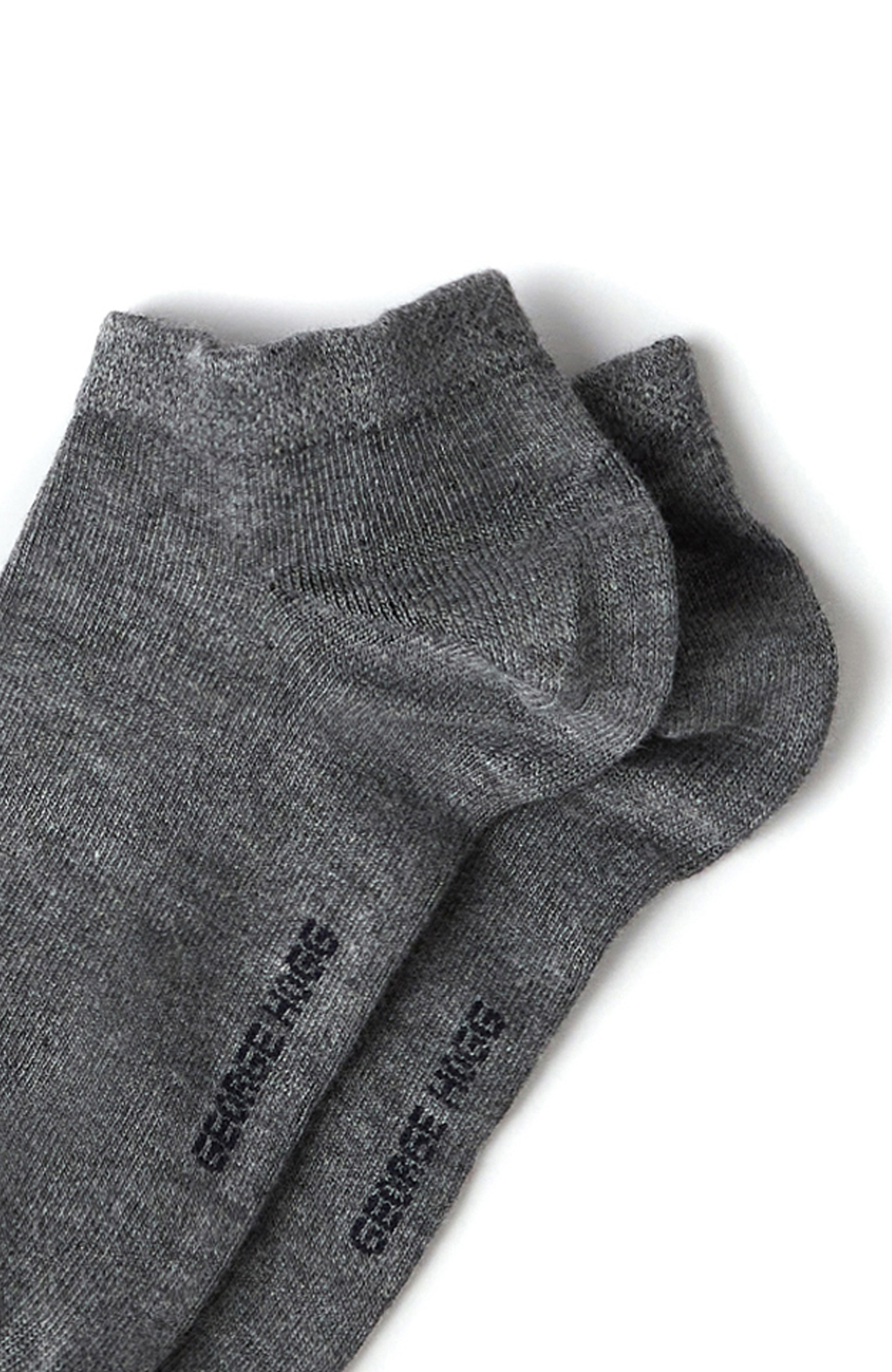 2li Antrasit Gri Bambu Patik Erkek Çorap Seti