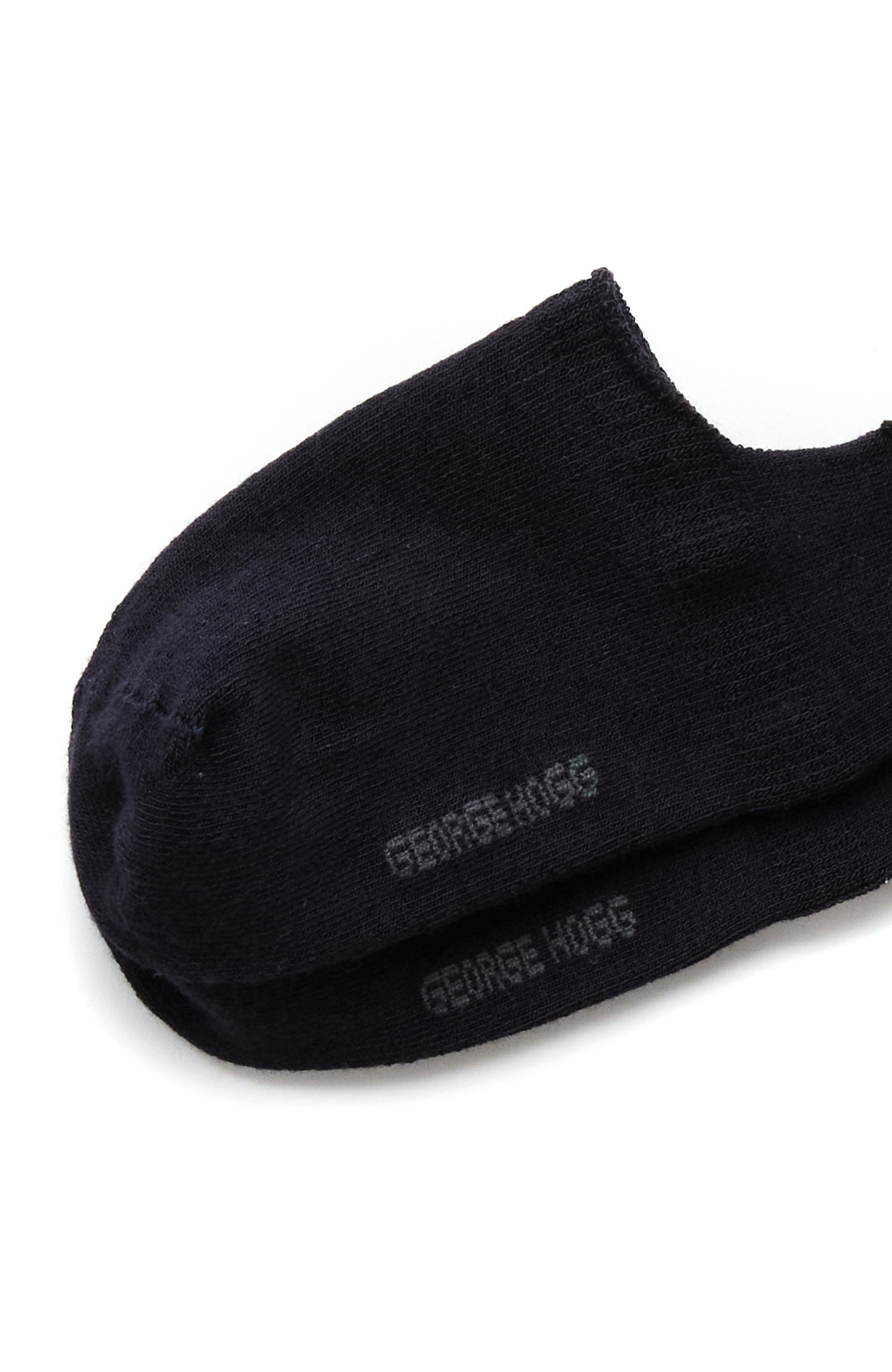 Beyaz Lacivert 2li Erkek Bambu Çorap Seti