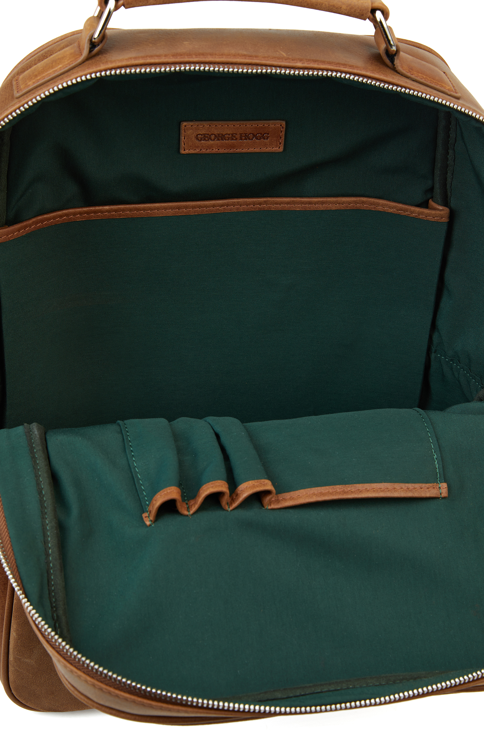 Camel Deri Erkek Sırt Çantası