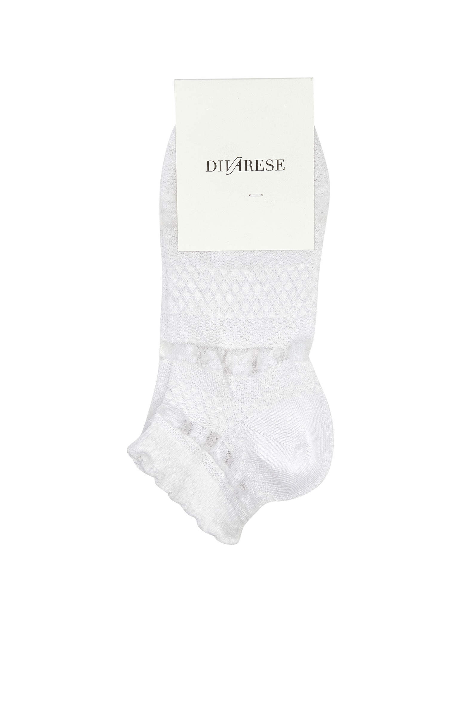 Beyaz Kadın Bambu Çorap