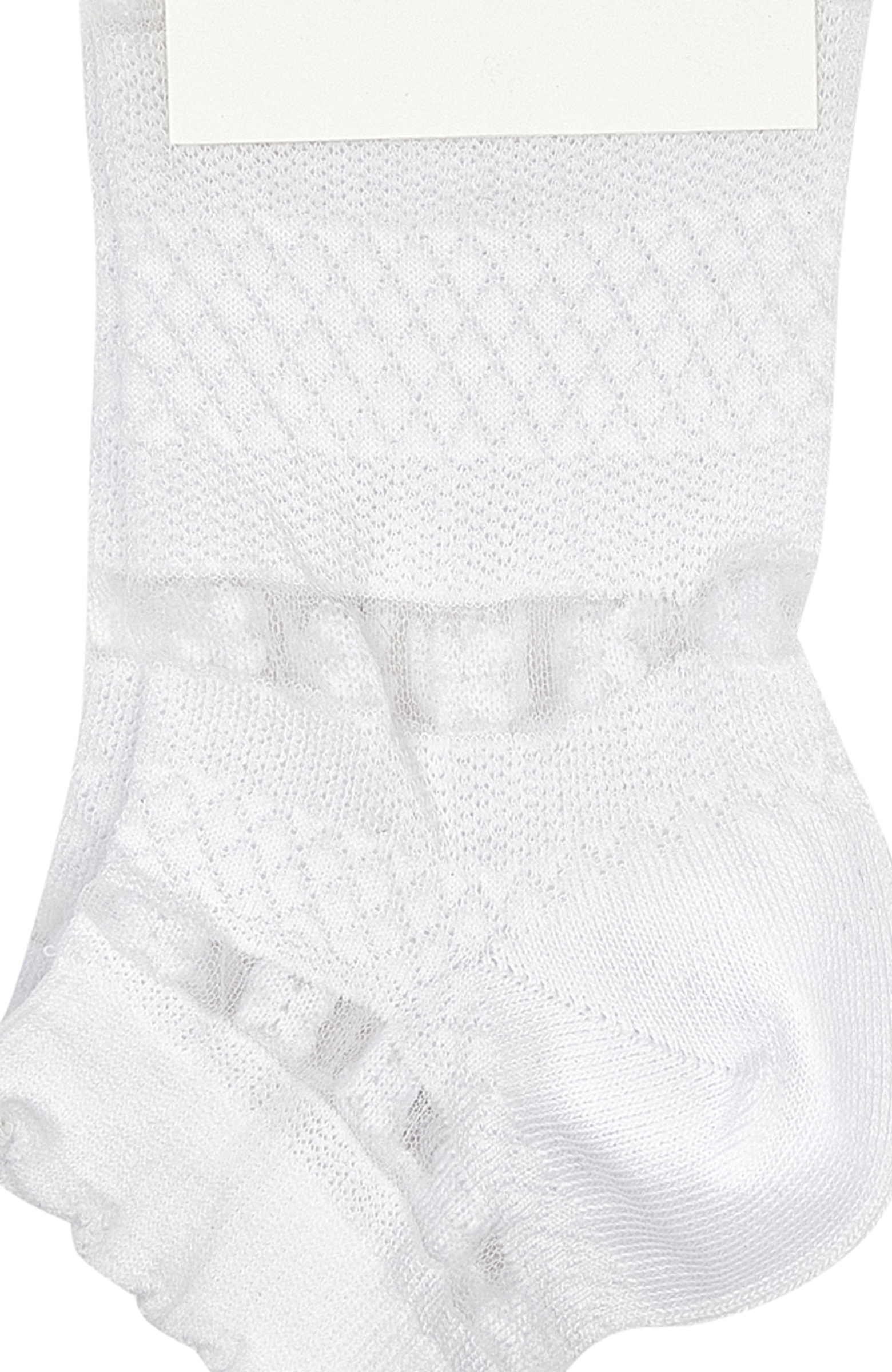 Beyaz Kadın Bambu Çorap