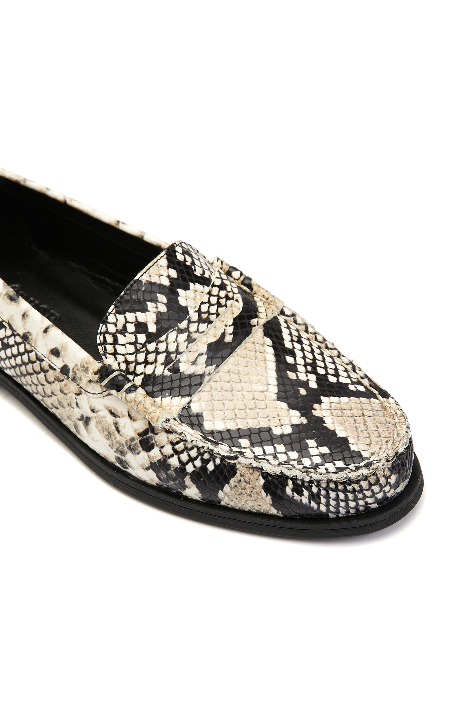 Bej Kadın Deri Loafer