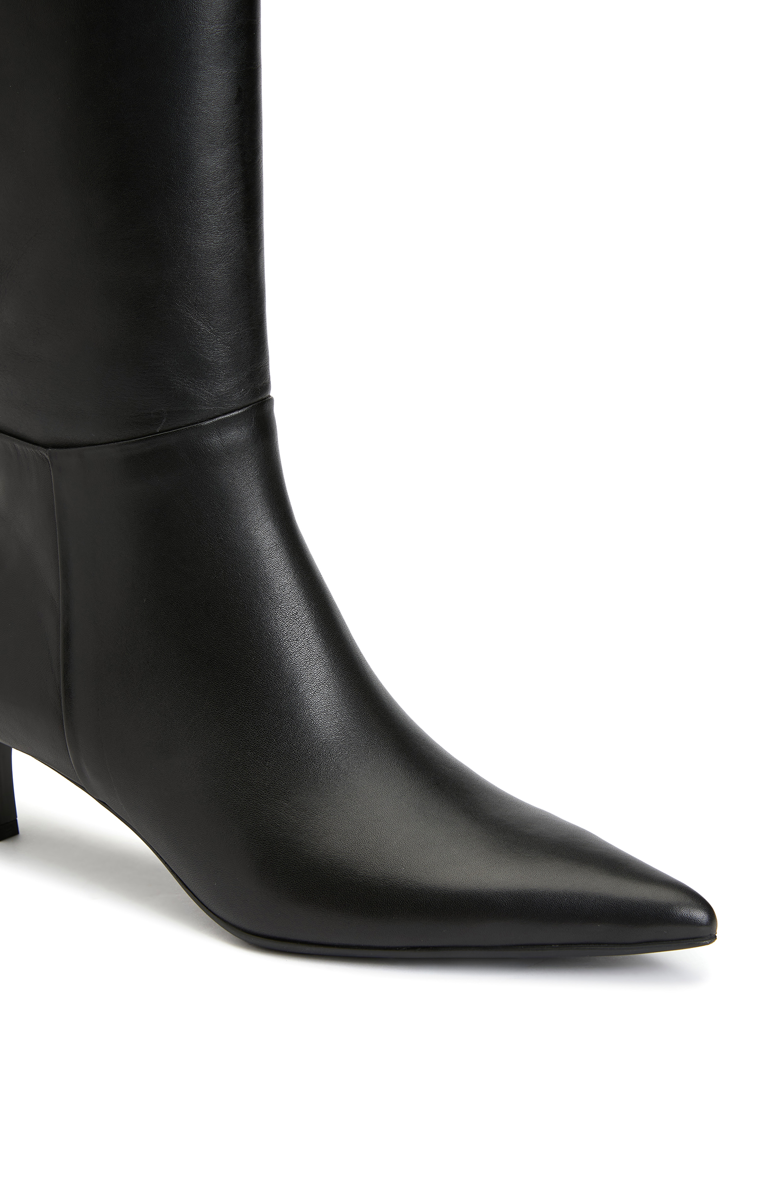 Siyah Kadın Deri Çizme