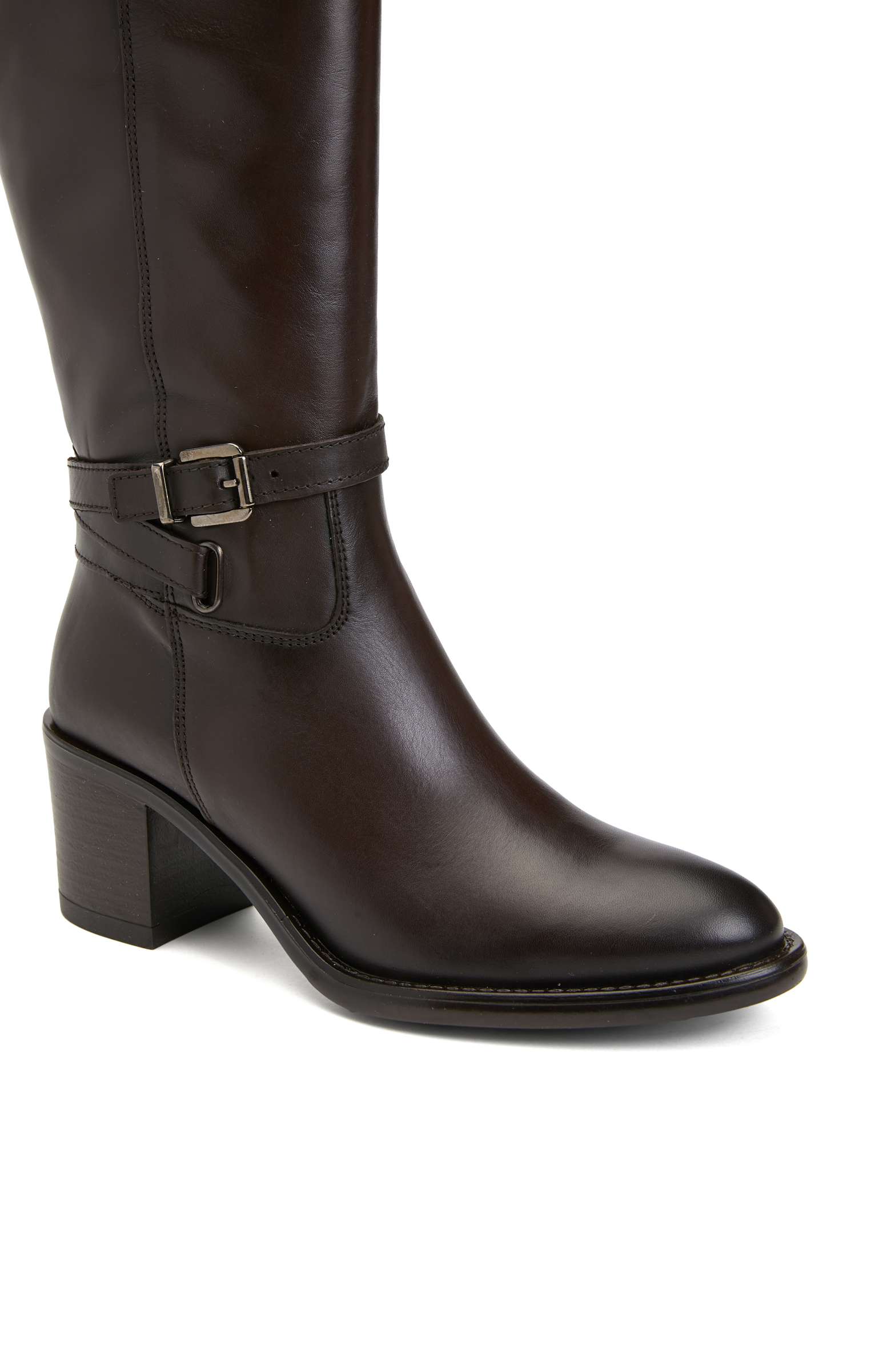 Kahverengi Kadın Deri Çizme