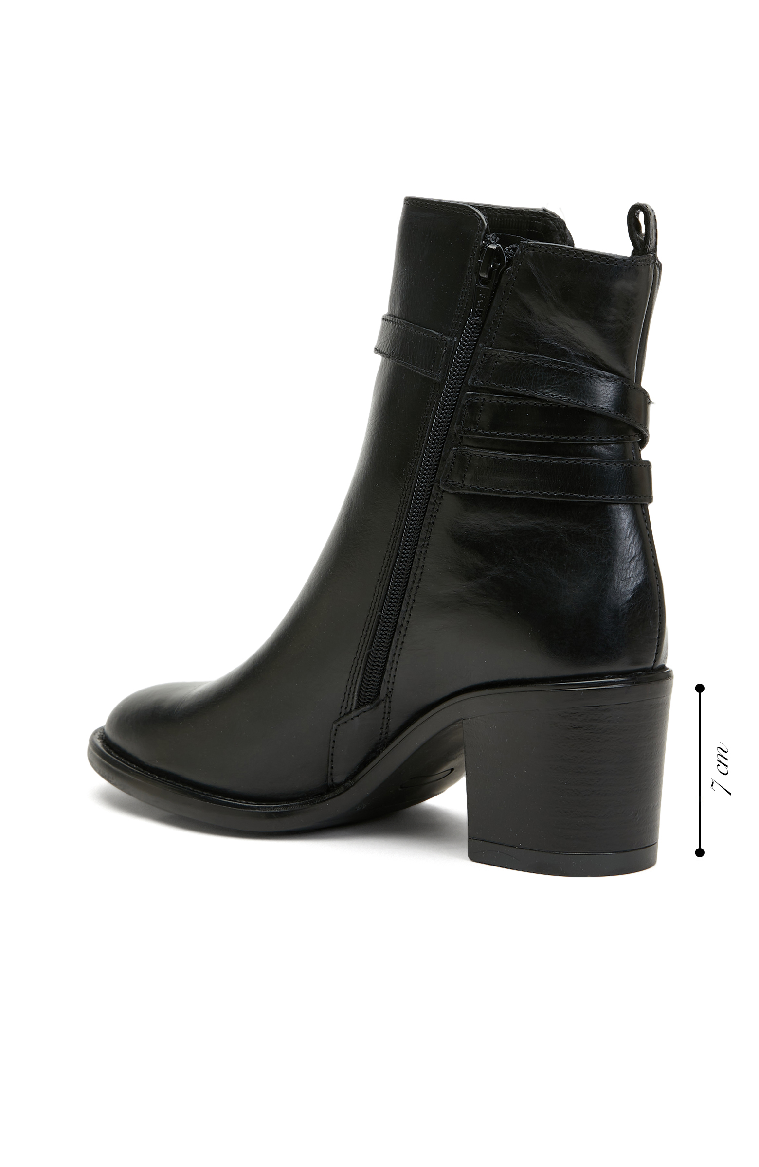 Siyah Kadın Deri Bot