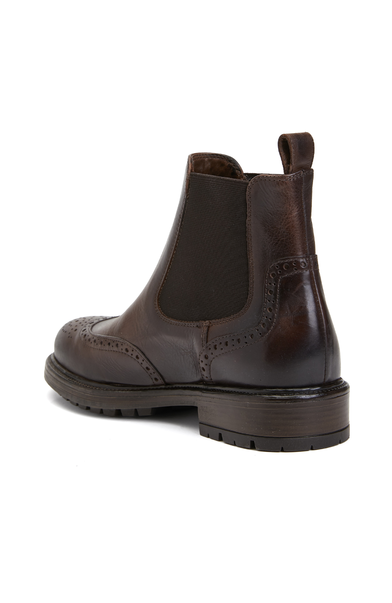 Kahverengi Kadın Deri Bot