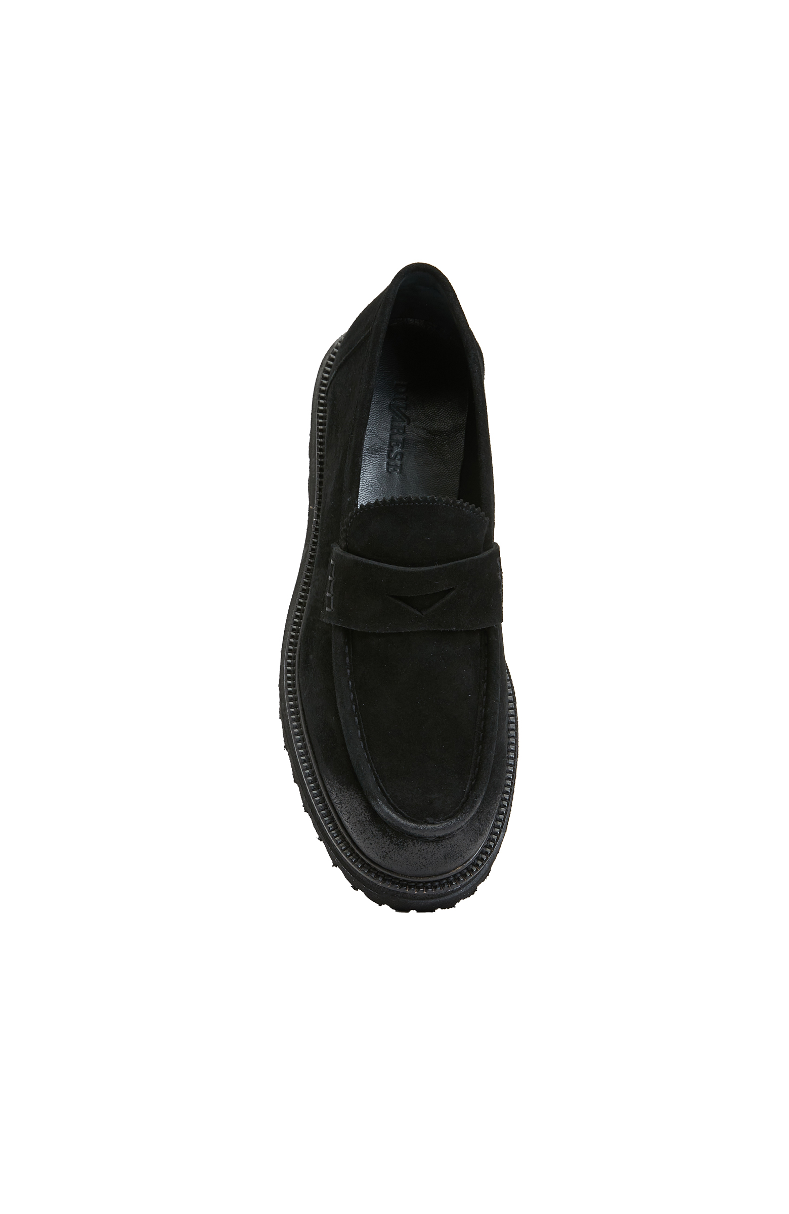 Siyah Erkek Süet Loafer_3