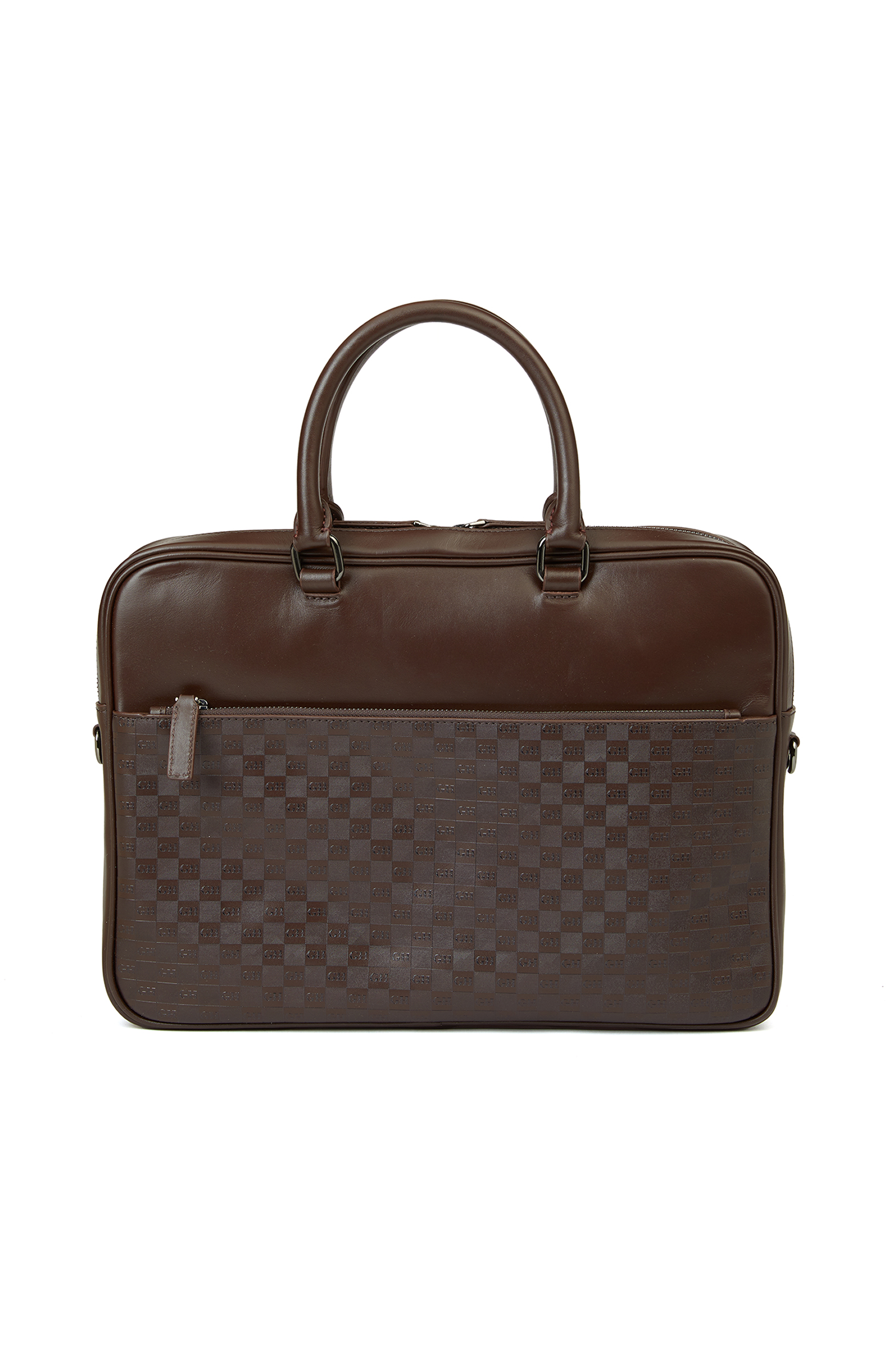 Kahverengi Deri Laptop Çantası