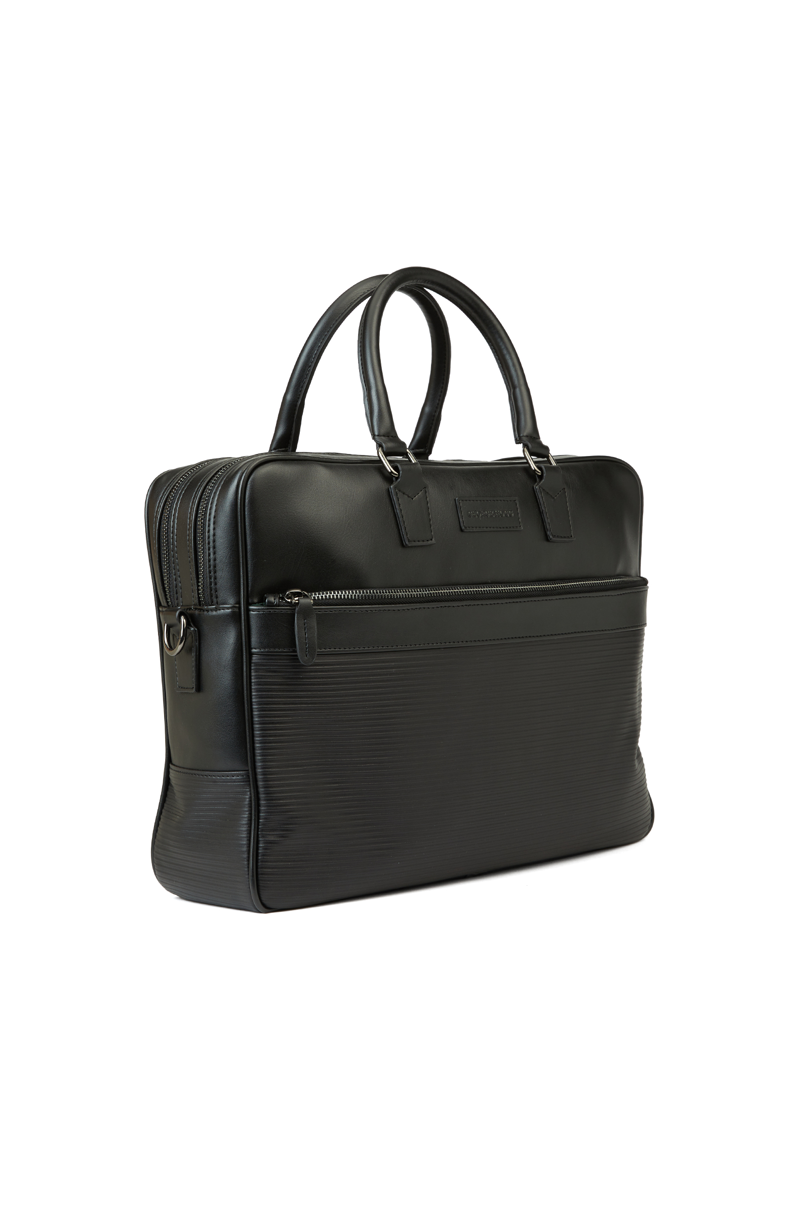 Siyah Süet Laptop Çantası