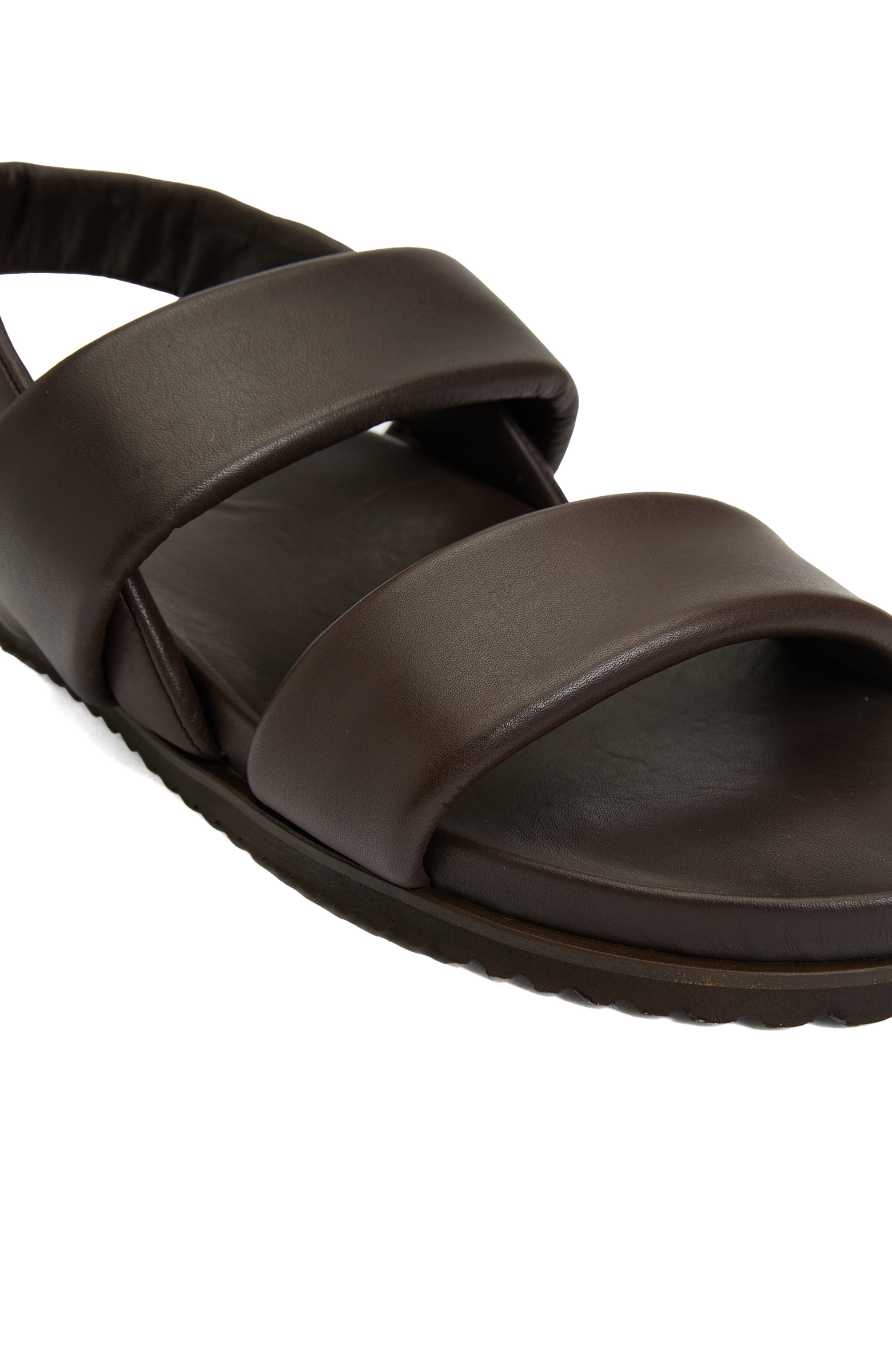 Acı Kahve Erkek Deri Sandalet_5